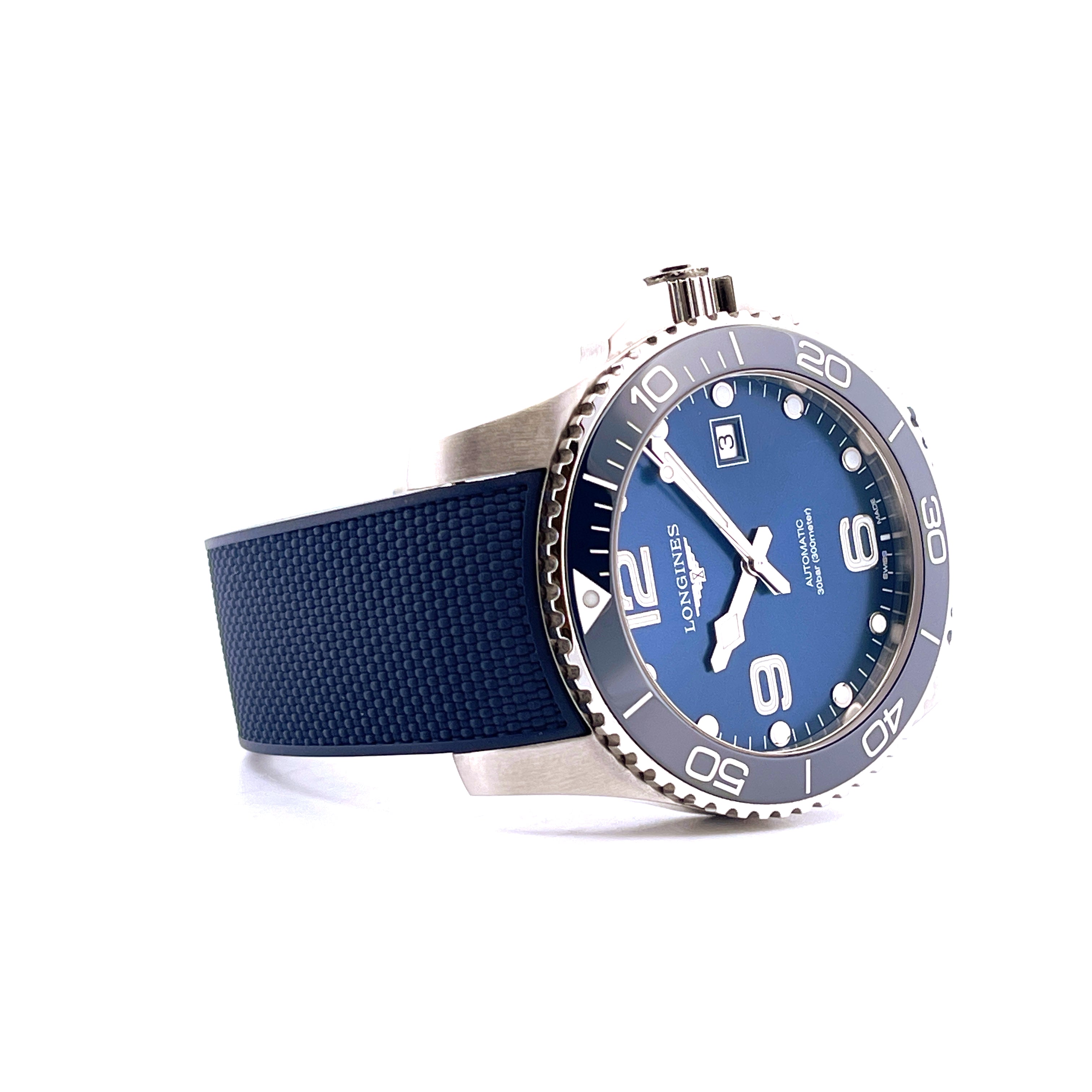 Longines - Longines Blue Hydroconquest Automatic - Juwelier Spliedt
