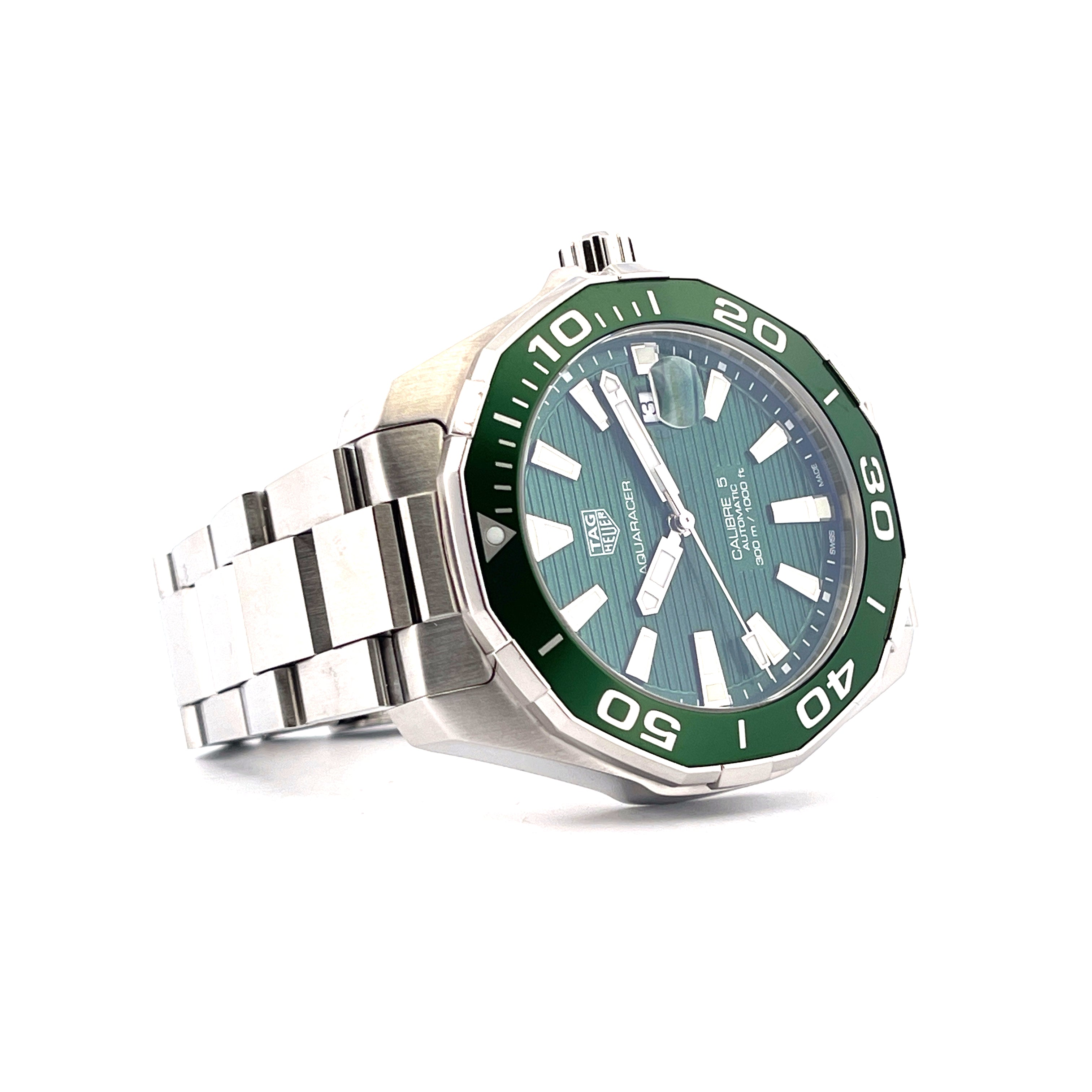 Tag Heuer - Tag Heuer Aquaracer 300M Green Dial - Juwelier Spliedt