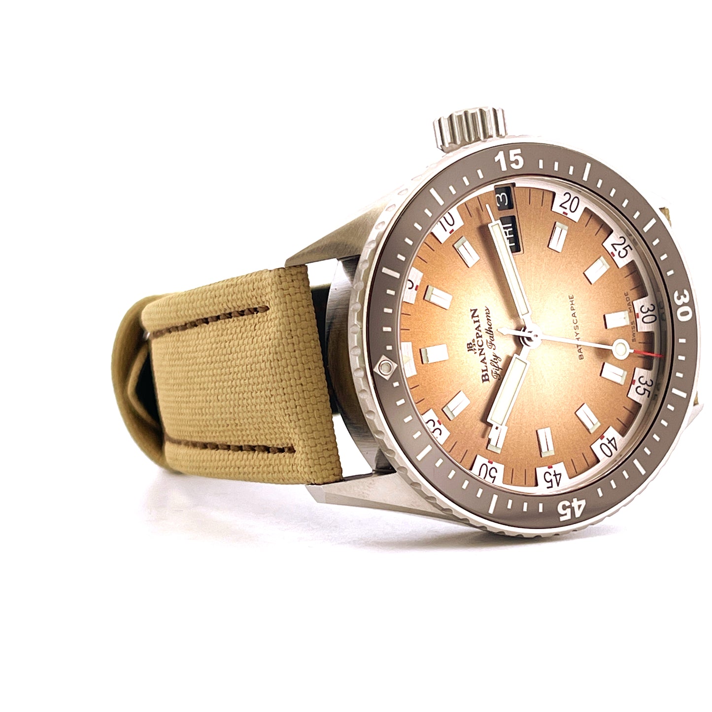 Blancpain Fifty Fathoms Bathyscaphe Day Date Desert Limited Edition 1 of 500 (2022)