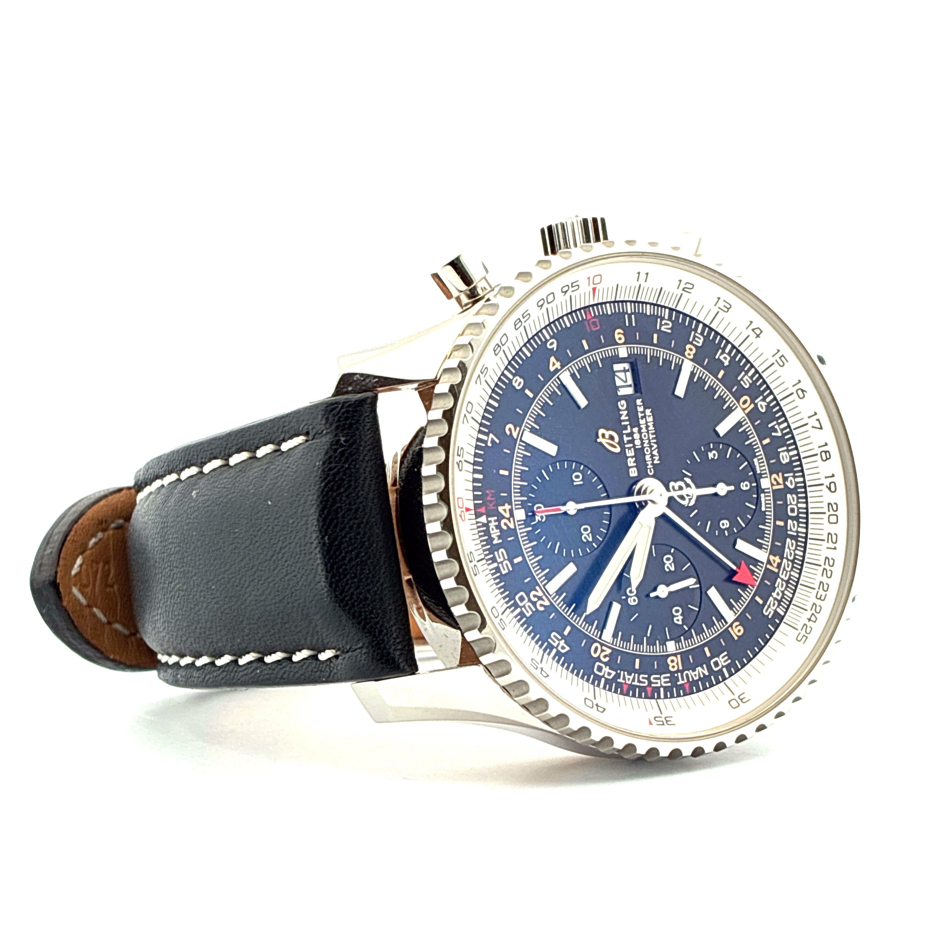Navitimer World / Black Dial / Full-Set / 2019