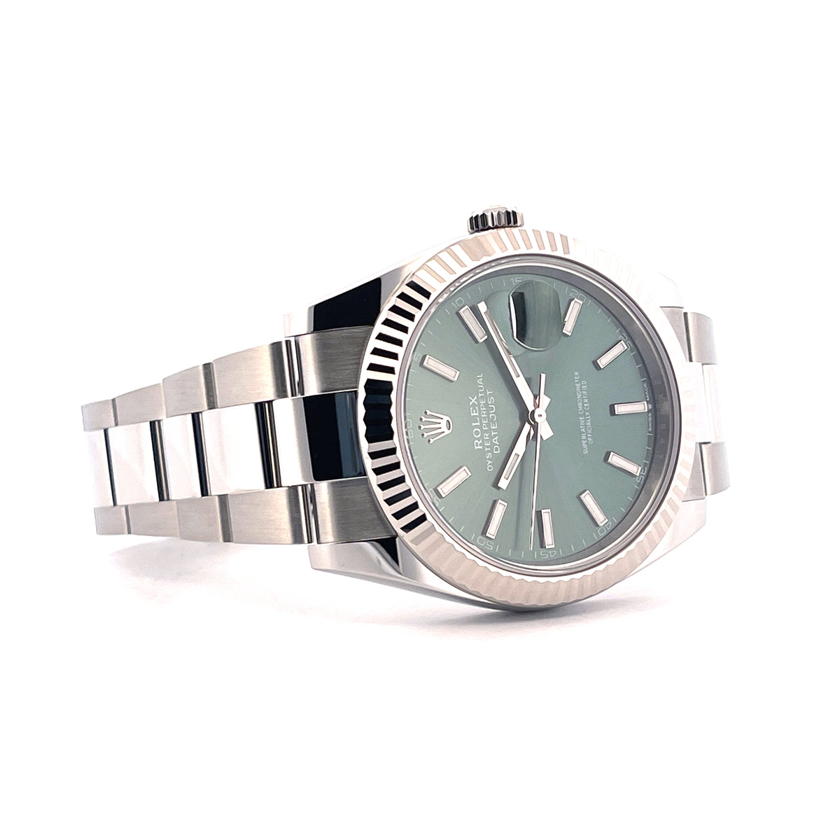 Datejust 41 Mint Dial 126334 / Full Set + Invoice / LC100 / 2025