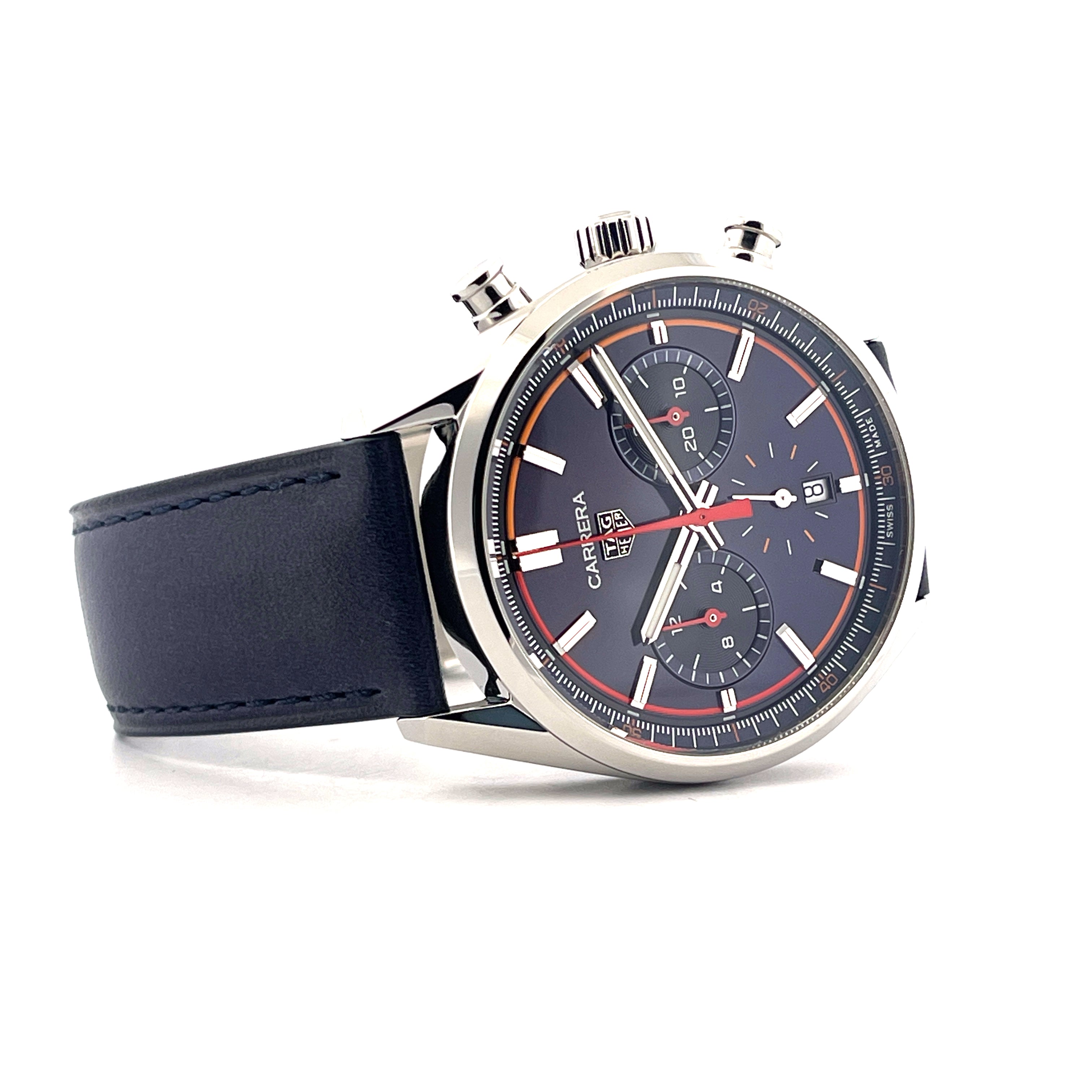 Carrera Chronograph Blue 42 mm / Full Set / Unworn -2023-