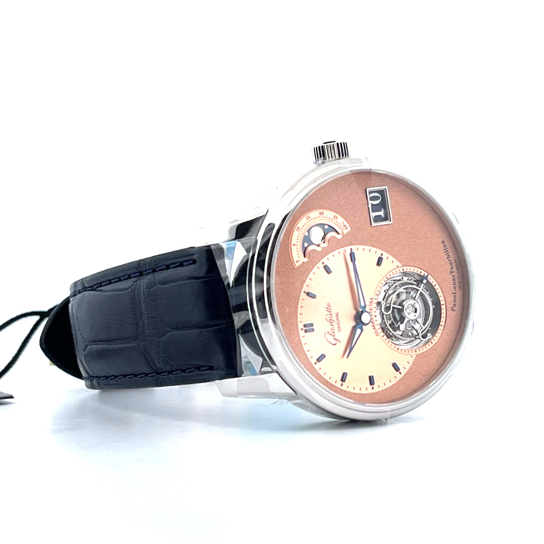 PanoMatic Tourbillon Platin / Limited Edition / Alligatorband / neu (2025)