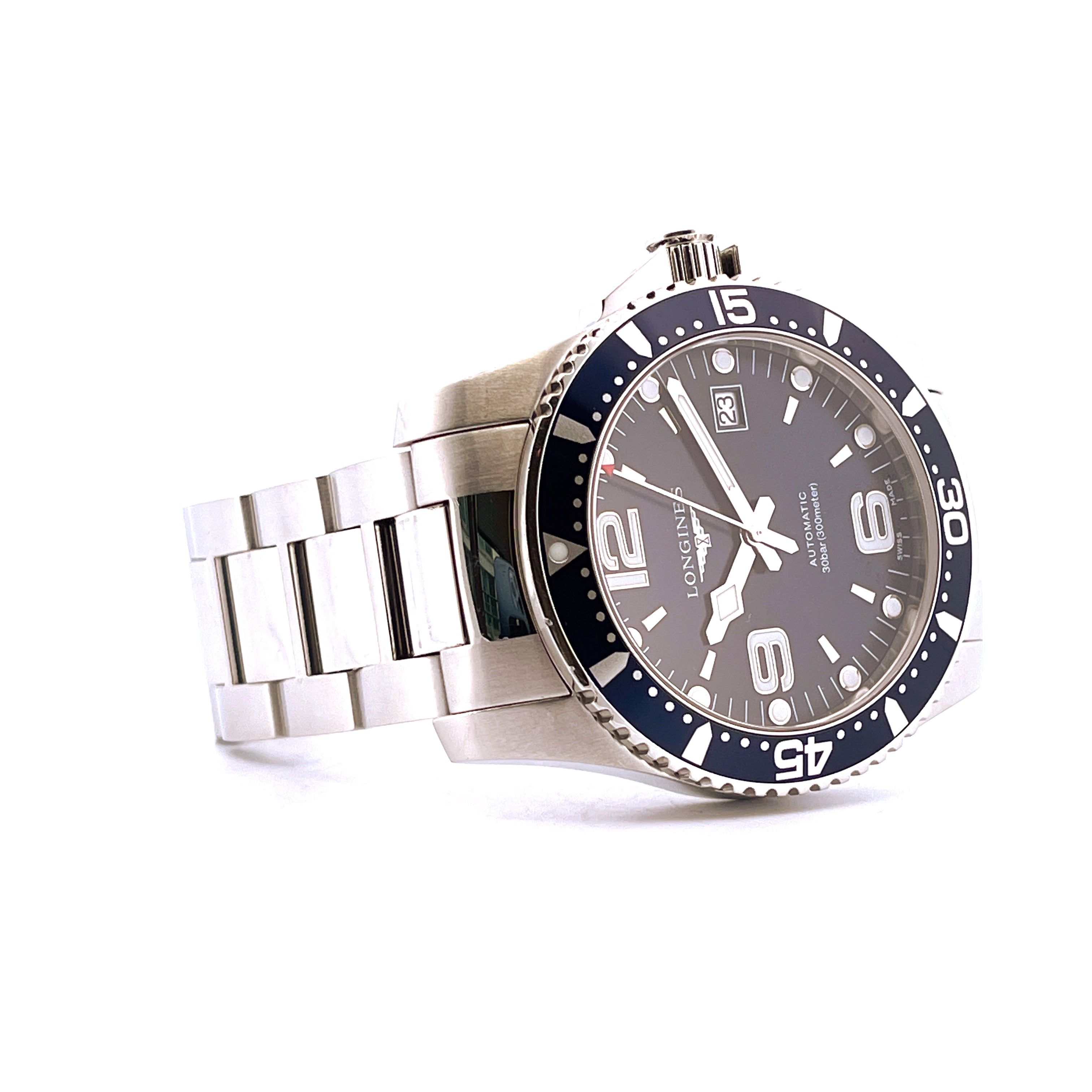 Longines - Longines Automatic Hydroconquest Blue (inkl. Kautschuk) - Juwelier Spliedt