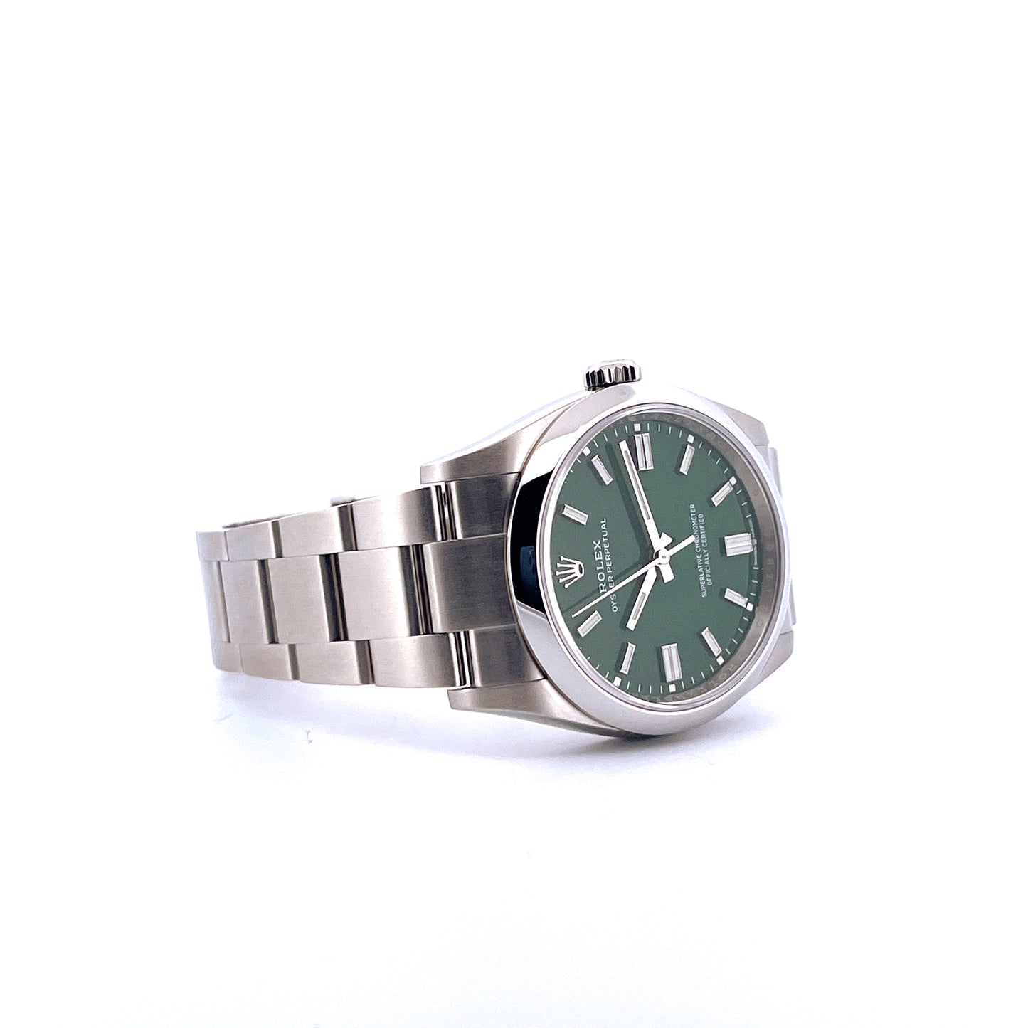 Rolex - Rolex Oyster Perpetual 36 Green - Juwelier Spliedt