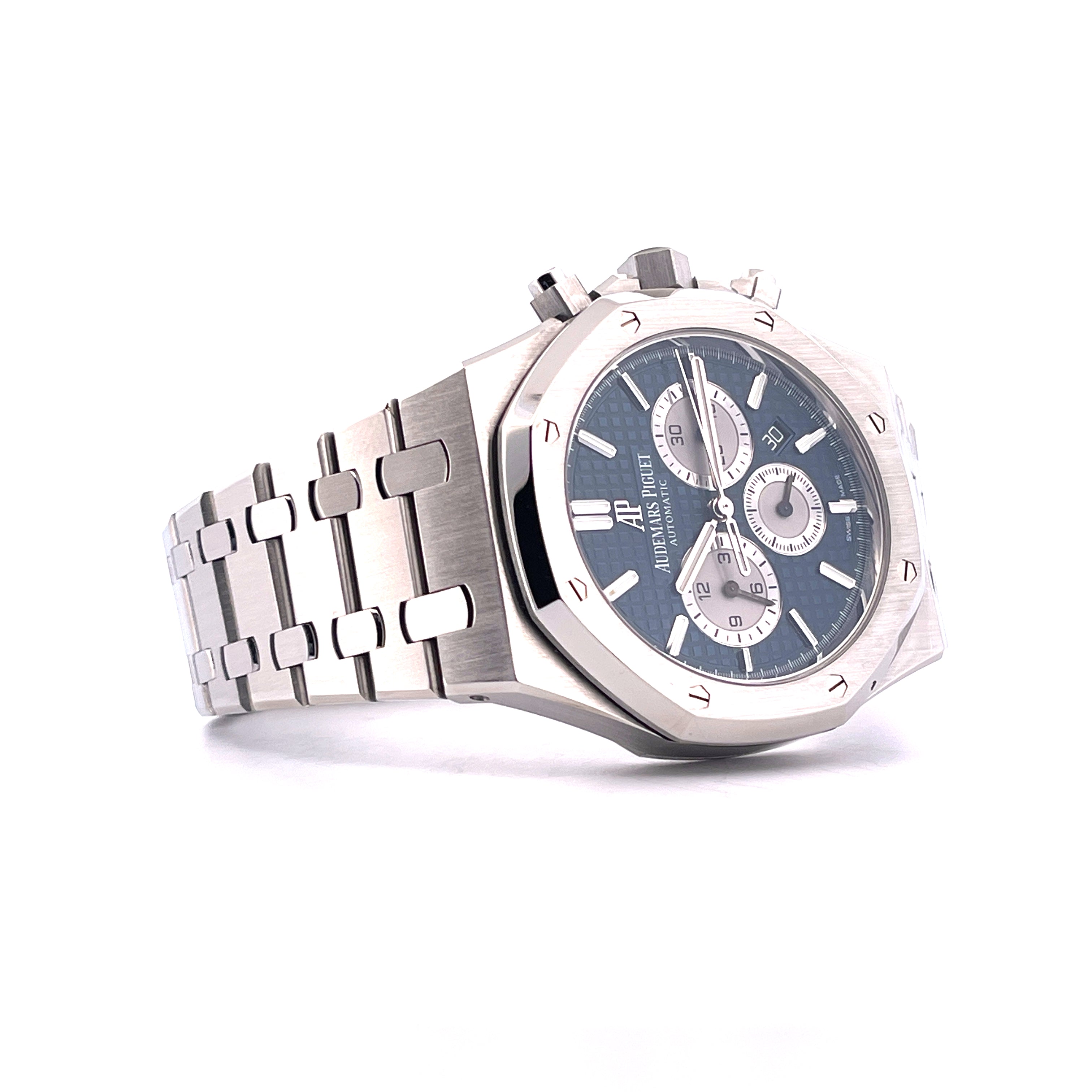 Audemars Piguet Royal Oak Chronograph Blue Dial 26331ST / Unpolished / Blue / 2019