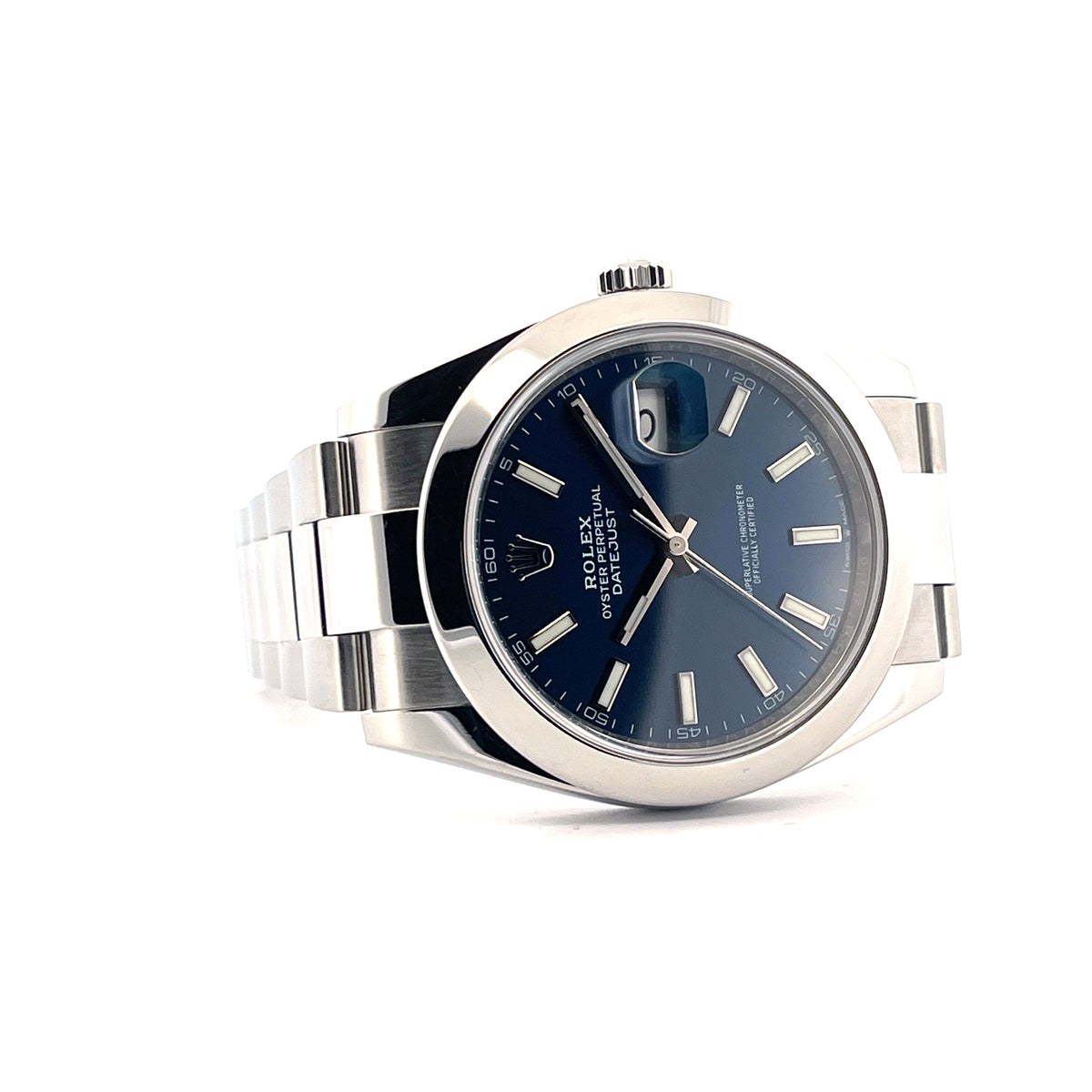 Datejust / Blue Dial / Stainless steel / Full links / Full-Set / 2019