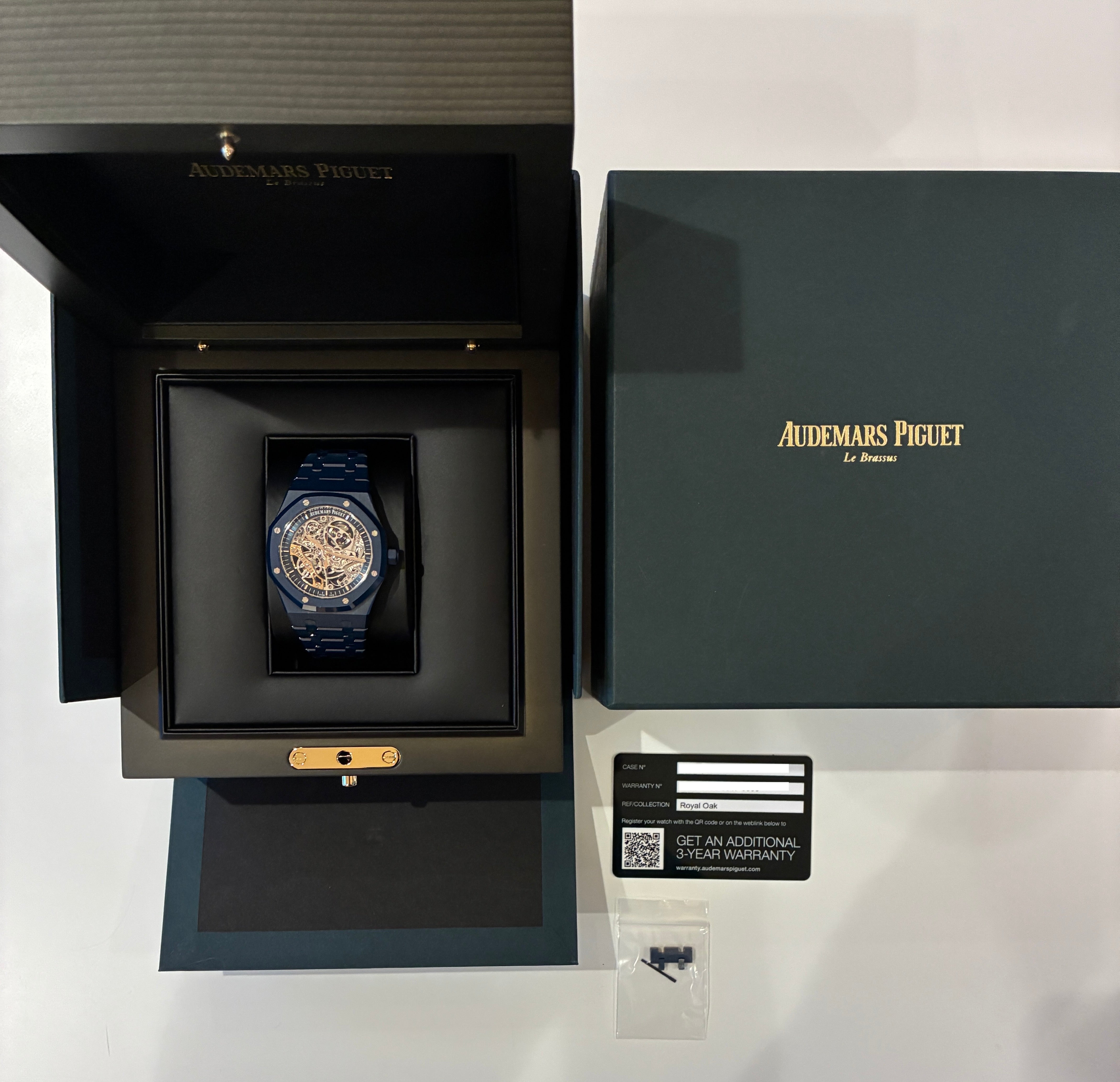 Double Balance Wheel Openworked Bleu Nuit Nuage Very rare / Full-Set / 2025