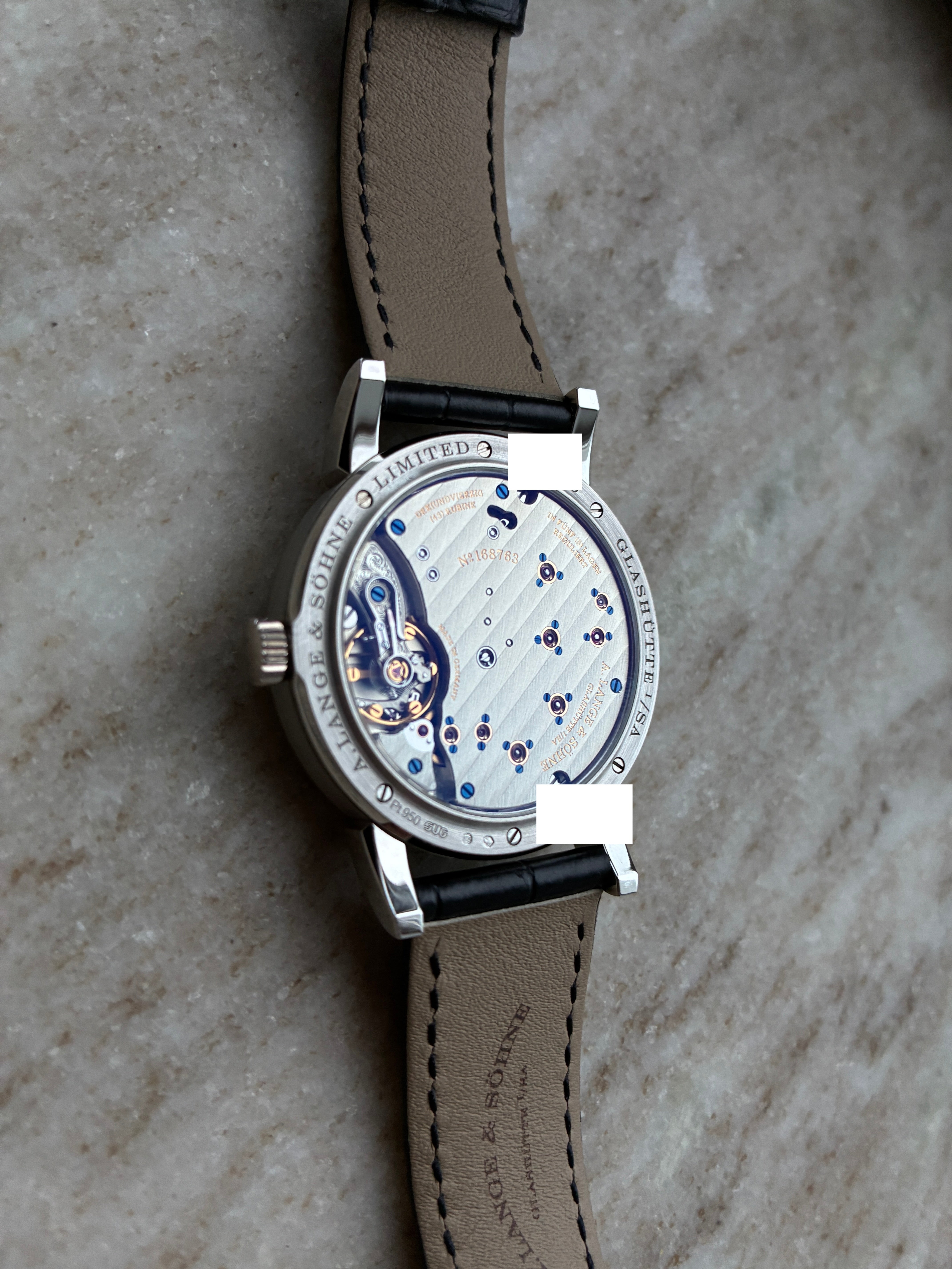 Lange 1 Platinum / Black Onyx Dial / limited Edition / Full-Set / 2025 30th Anniversary / 300 pcs