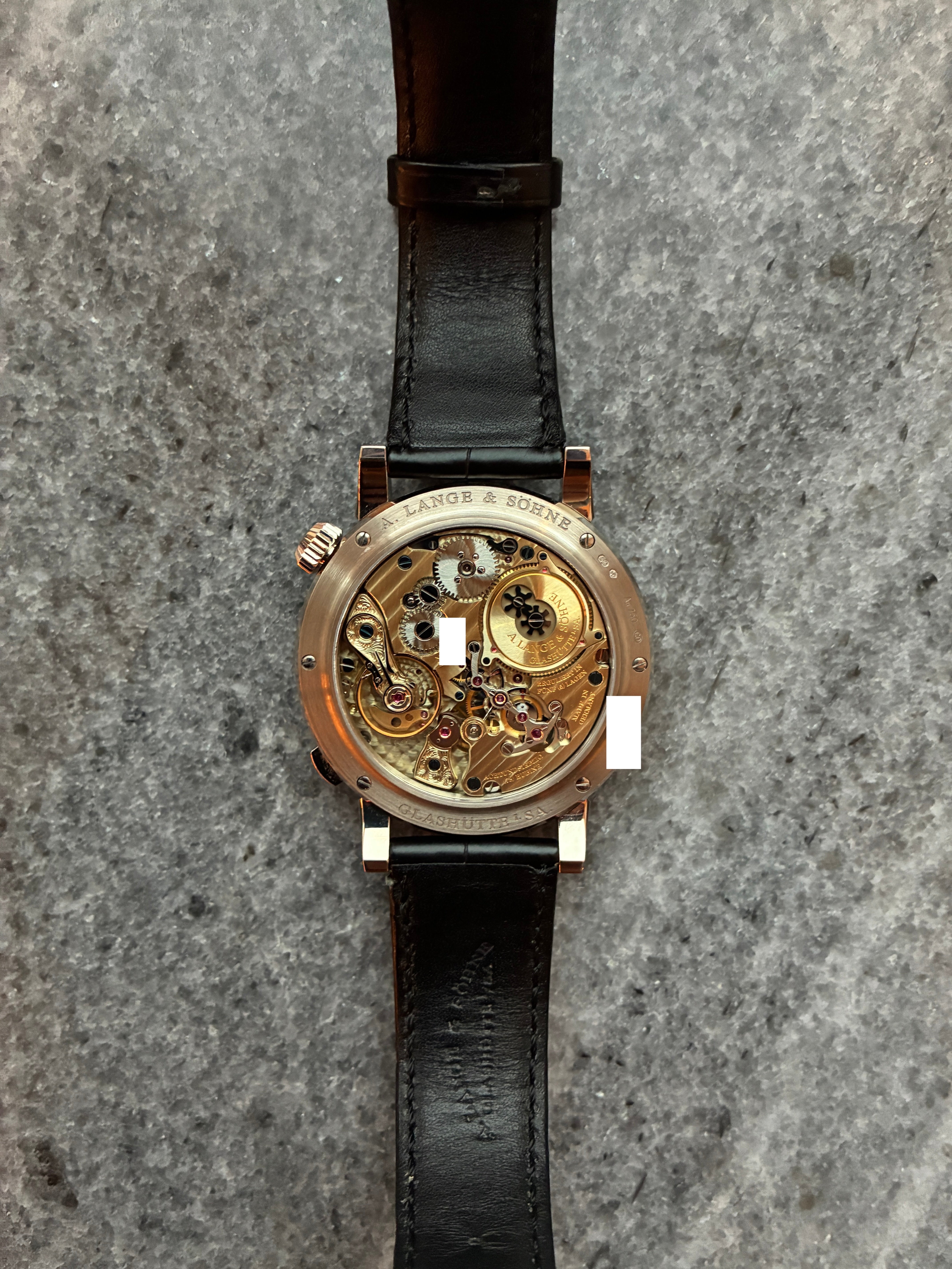 Zeitwerk Striking Time / Black Dial / White Gold / Full-Set / 2014