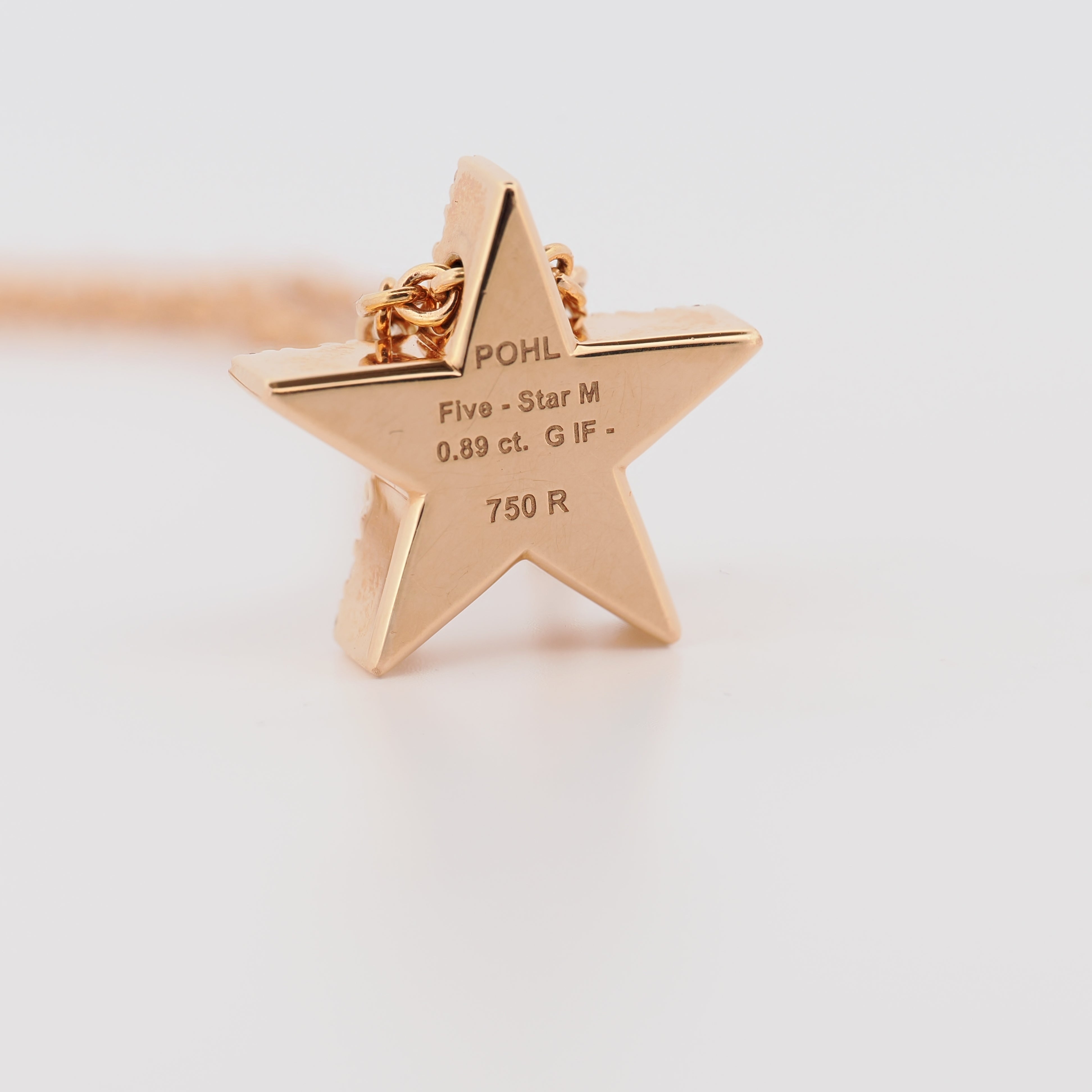 Collier Five-Star M Roségold mit Brillanten