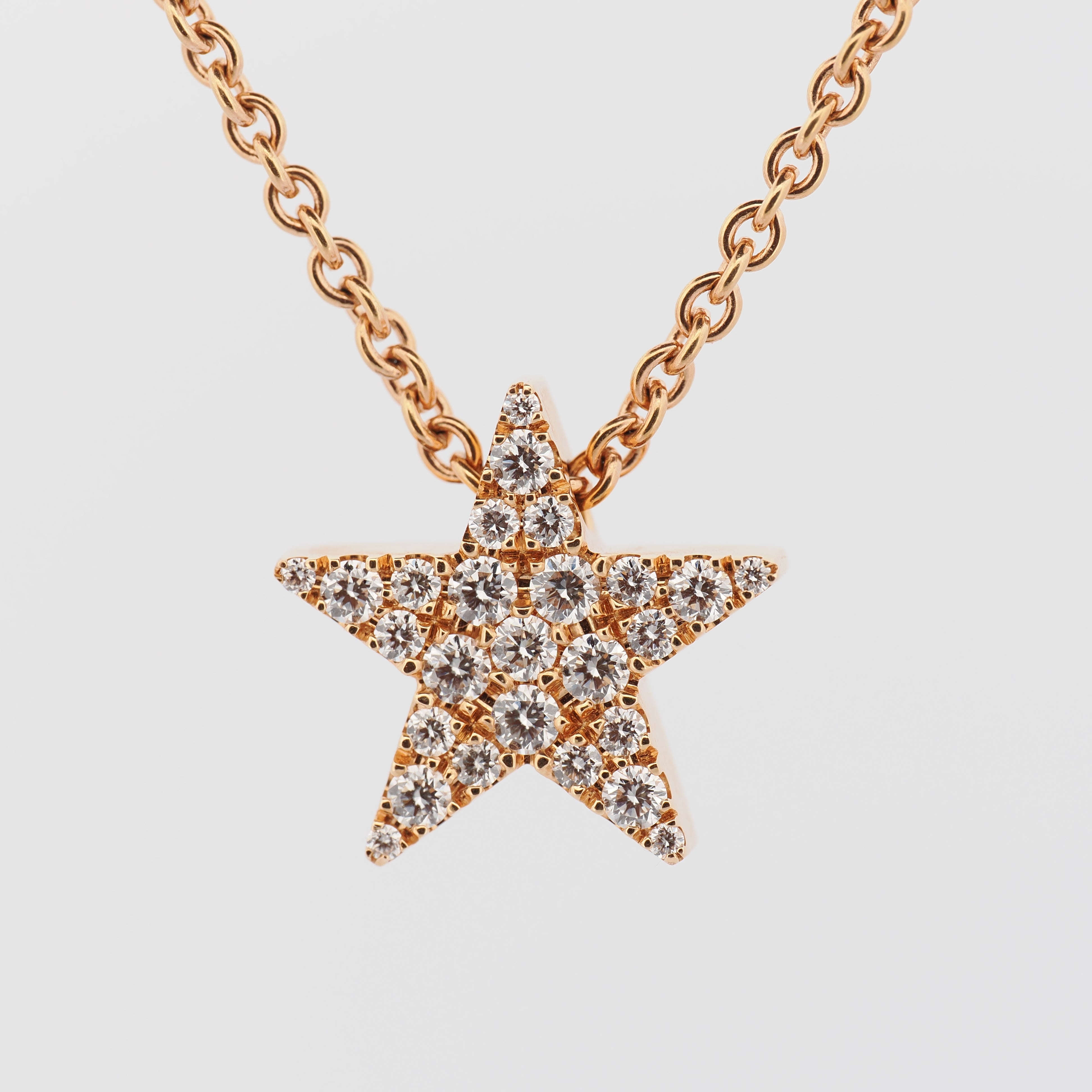 Collier Five-Star M Roségold mit Brillanten