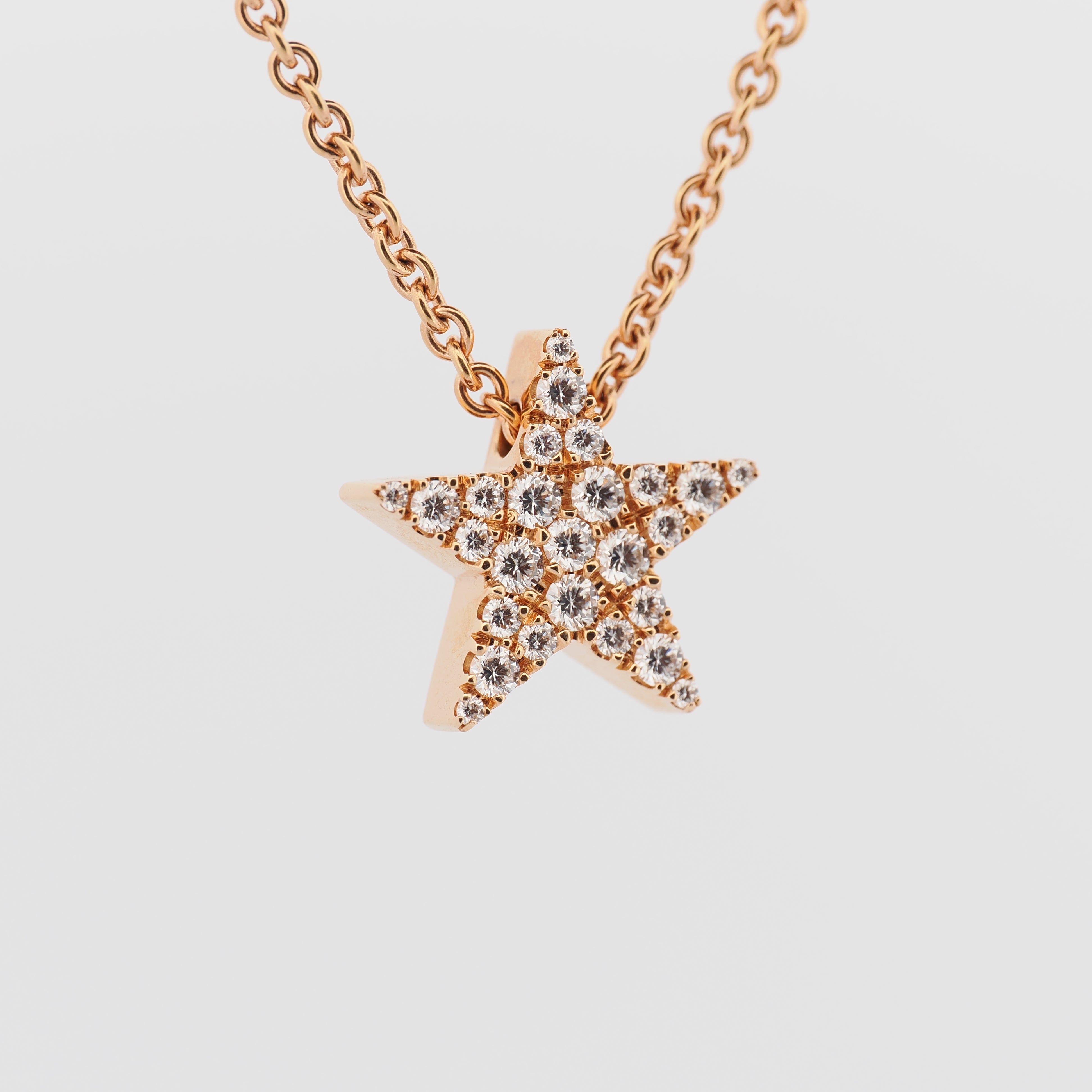 Collier Five-Star M Roségold mit Brillanten