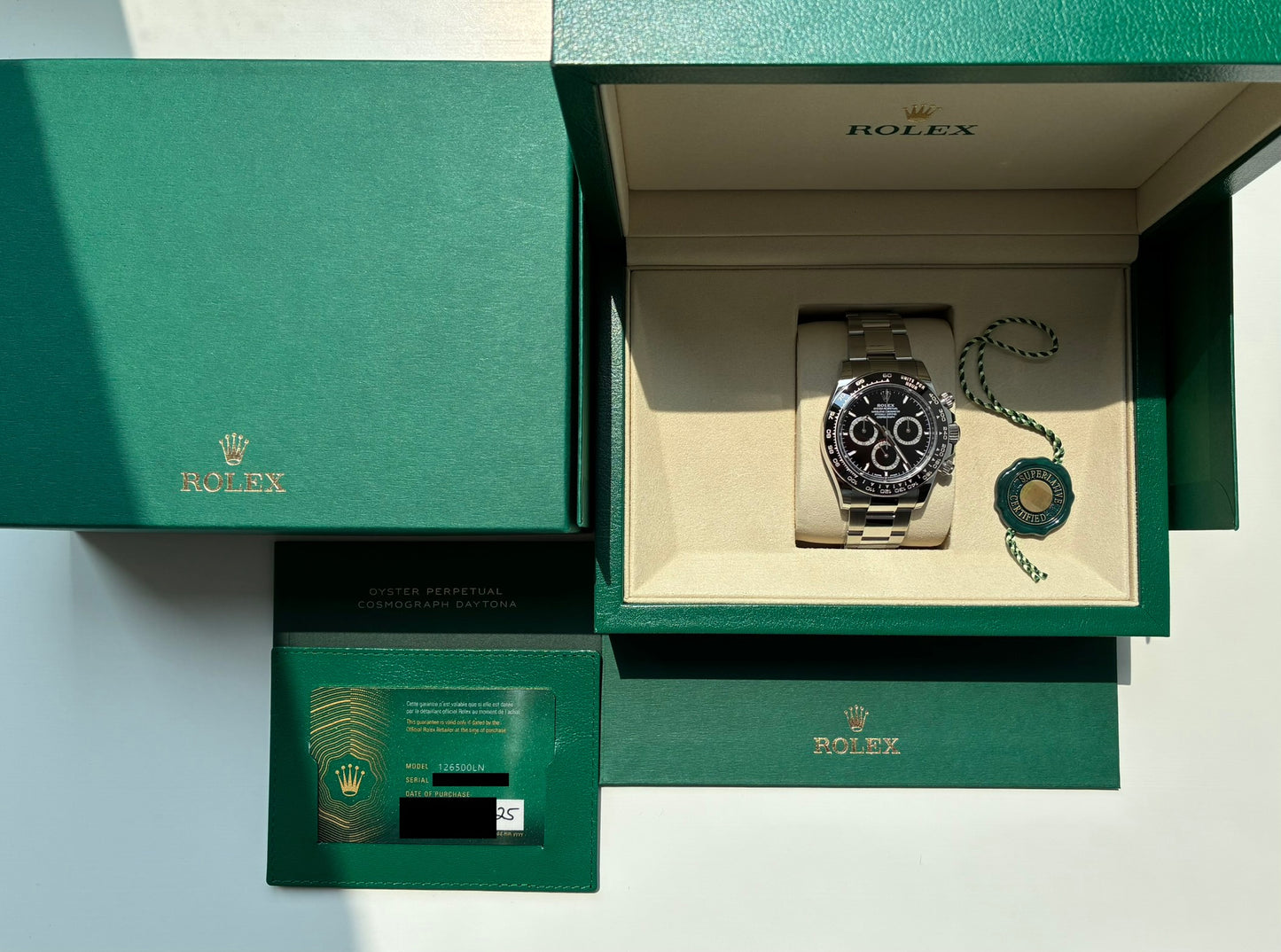 Rolex Daytona 126500LN / ungetragen / 2025