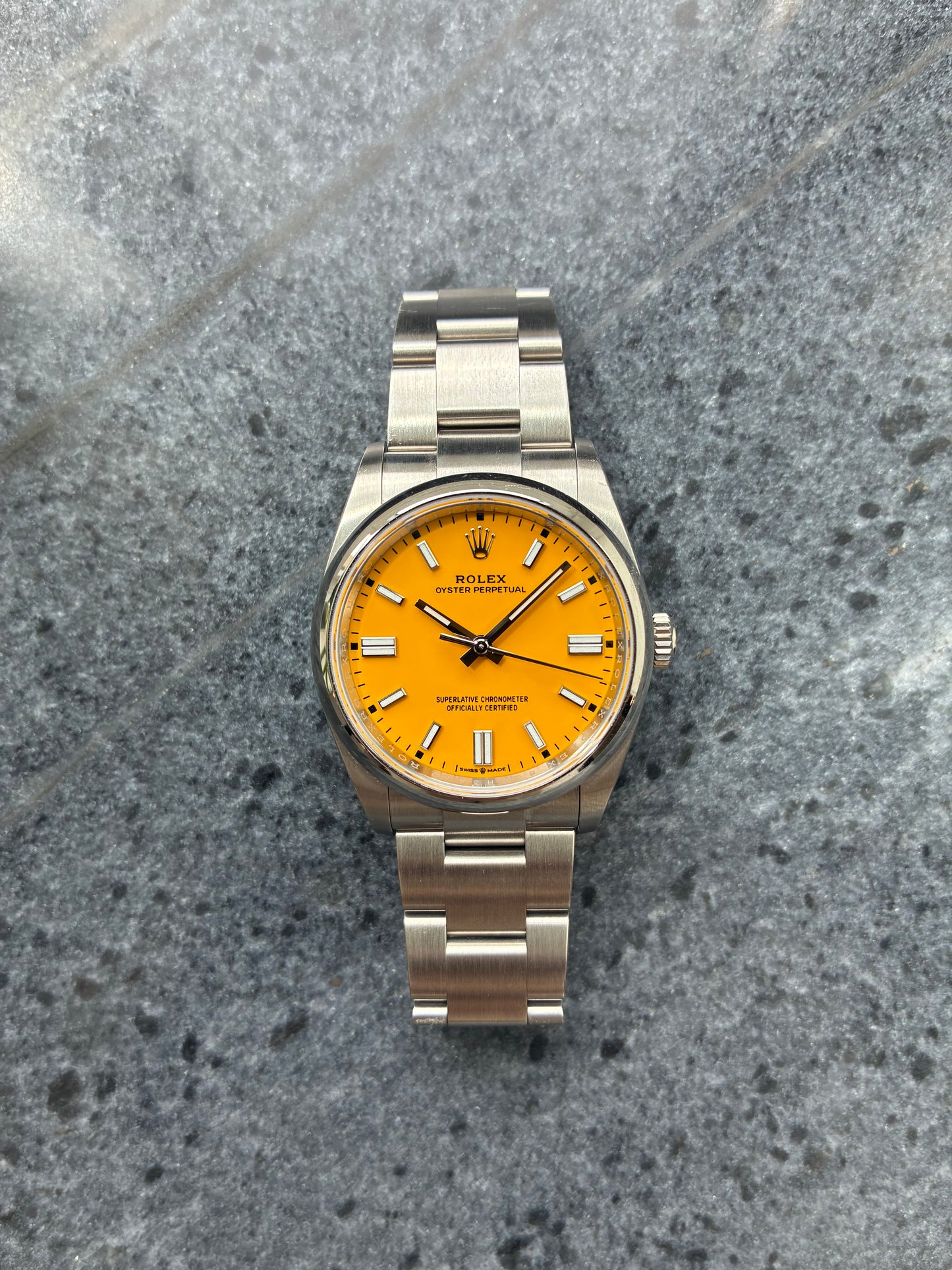Rolex Oyster Perpetual 36 yellow (2022)