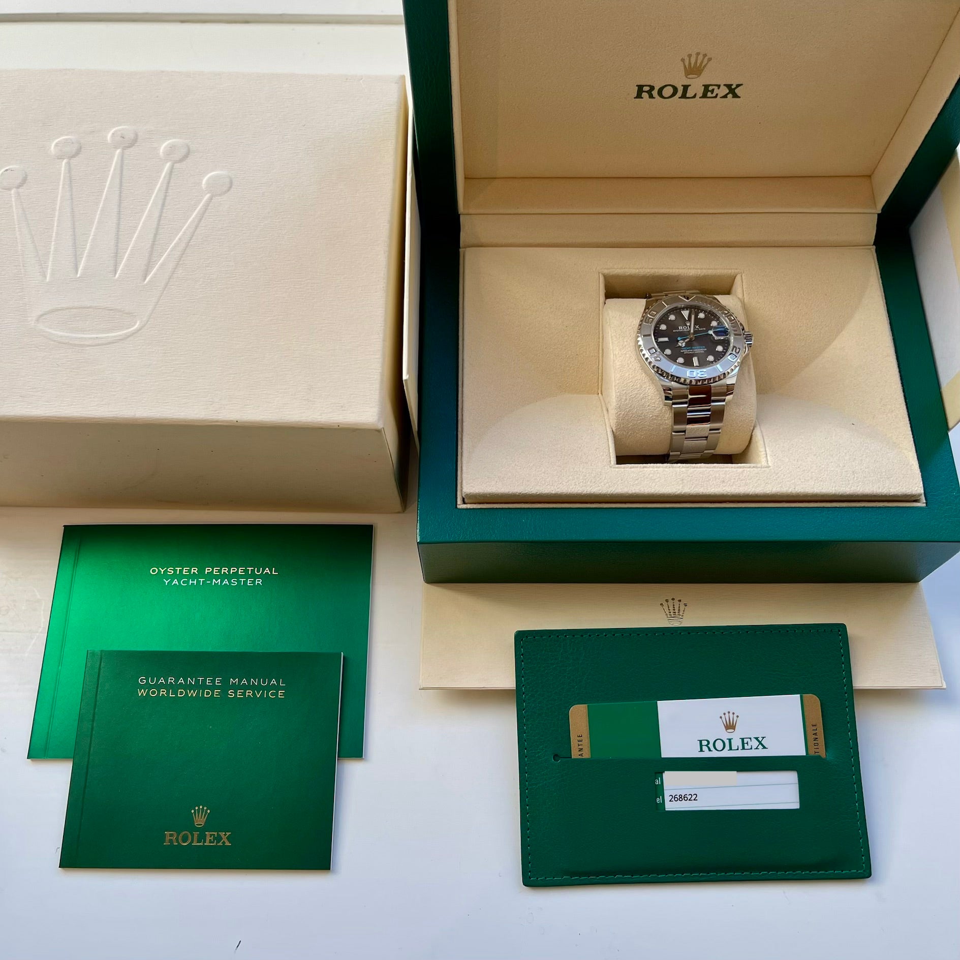 Rolex Yacht-Master 37 Full-Set / Box & Papers / 2019