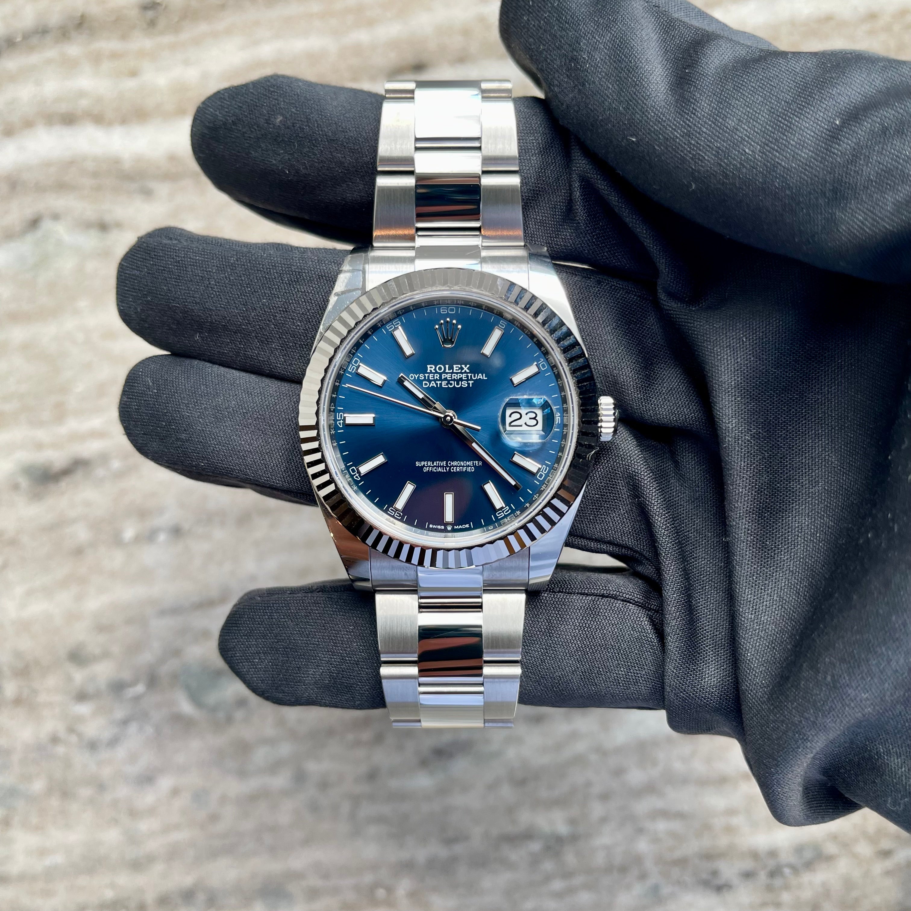 Datejust 41 Blue Dial / Oyster Band / Unworn (2021)
