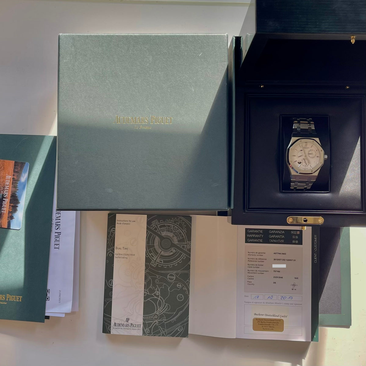 Royal Oak Dual Time / 2 zusätzliche Elemente / AP Service 2023 / 2013