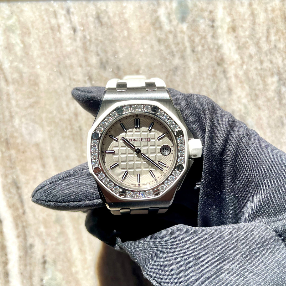 Lady Royal Oak Offshore Diamond Bezel full set / service 2026 / very good condt. / 2016