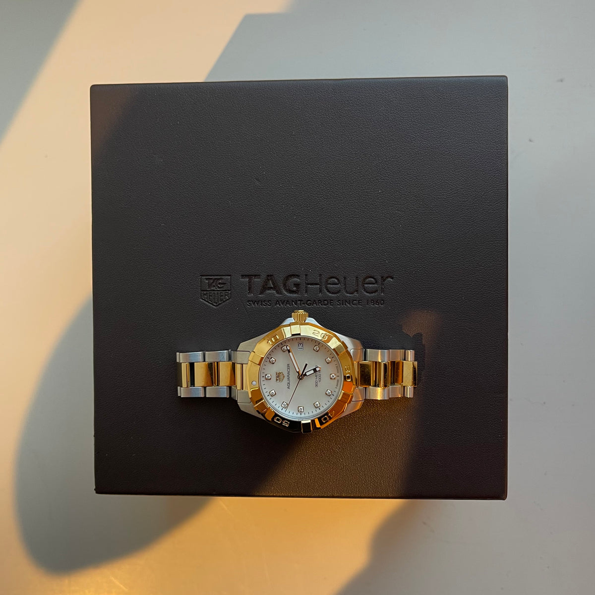 Aquaracer Lady Mother of Pearl Dial very good condt. / on stock / original box / ca. 2018