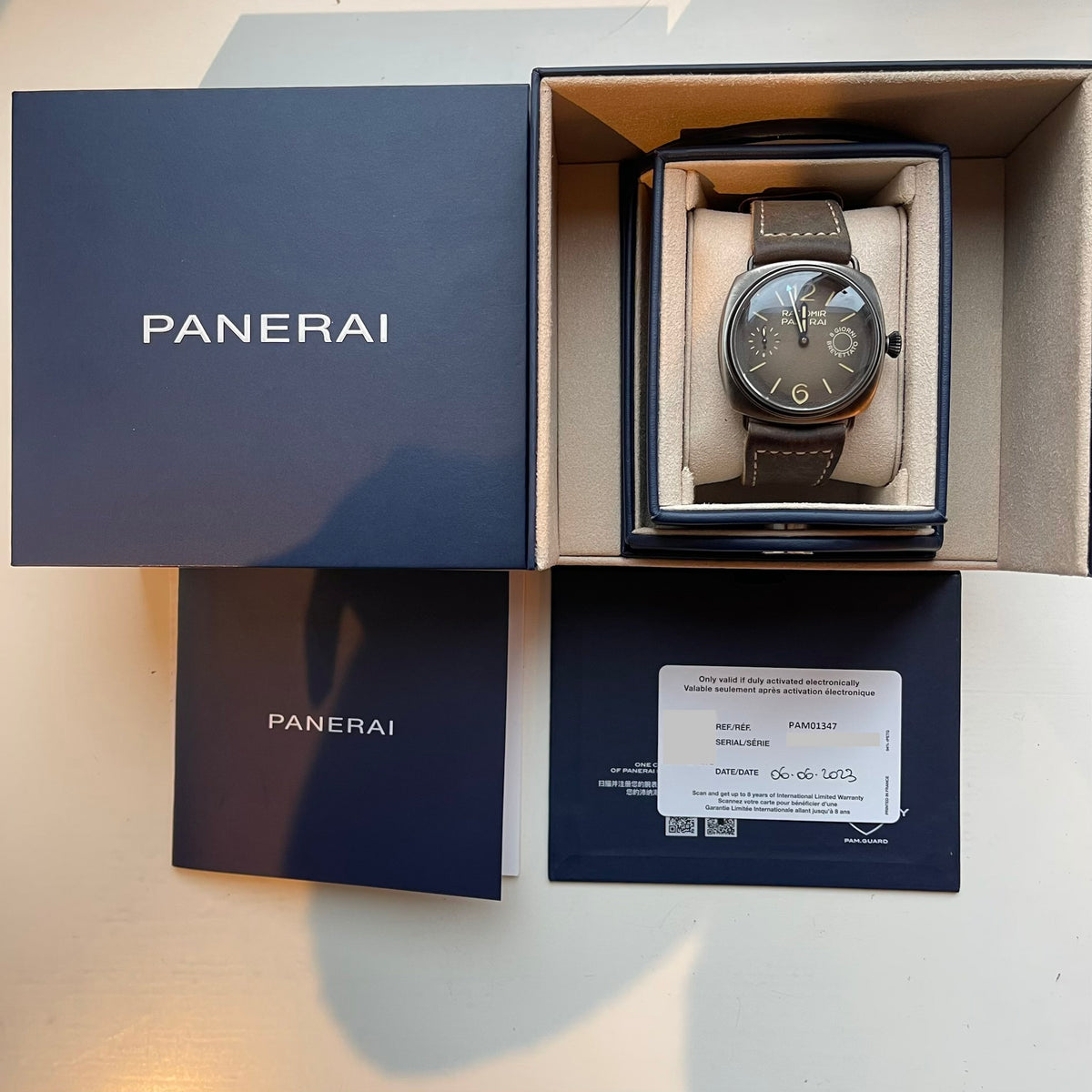 Radiomir 8 giorni / sandwich dial full set / very good condt. / 2023