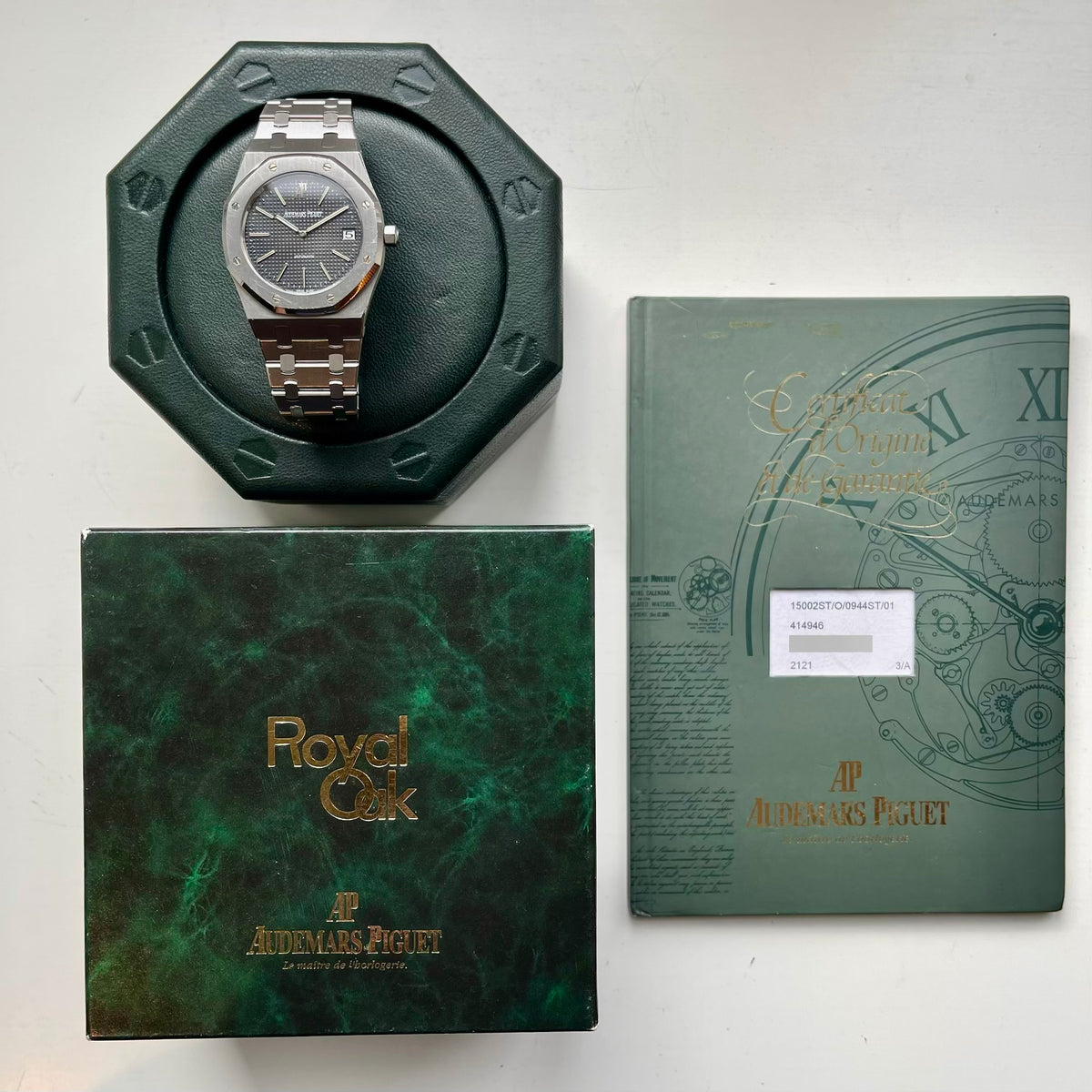 Royal Oak Jumbo VERY RARE / Limited to 183 pieces Fullset / very good condt. / 2003 / unpolished