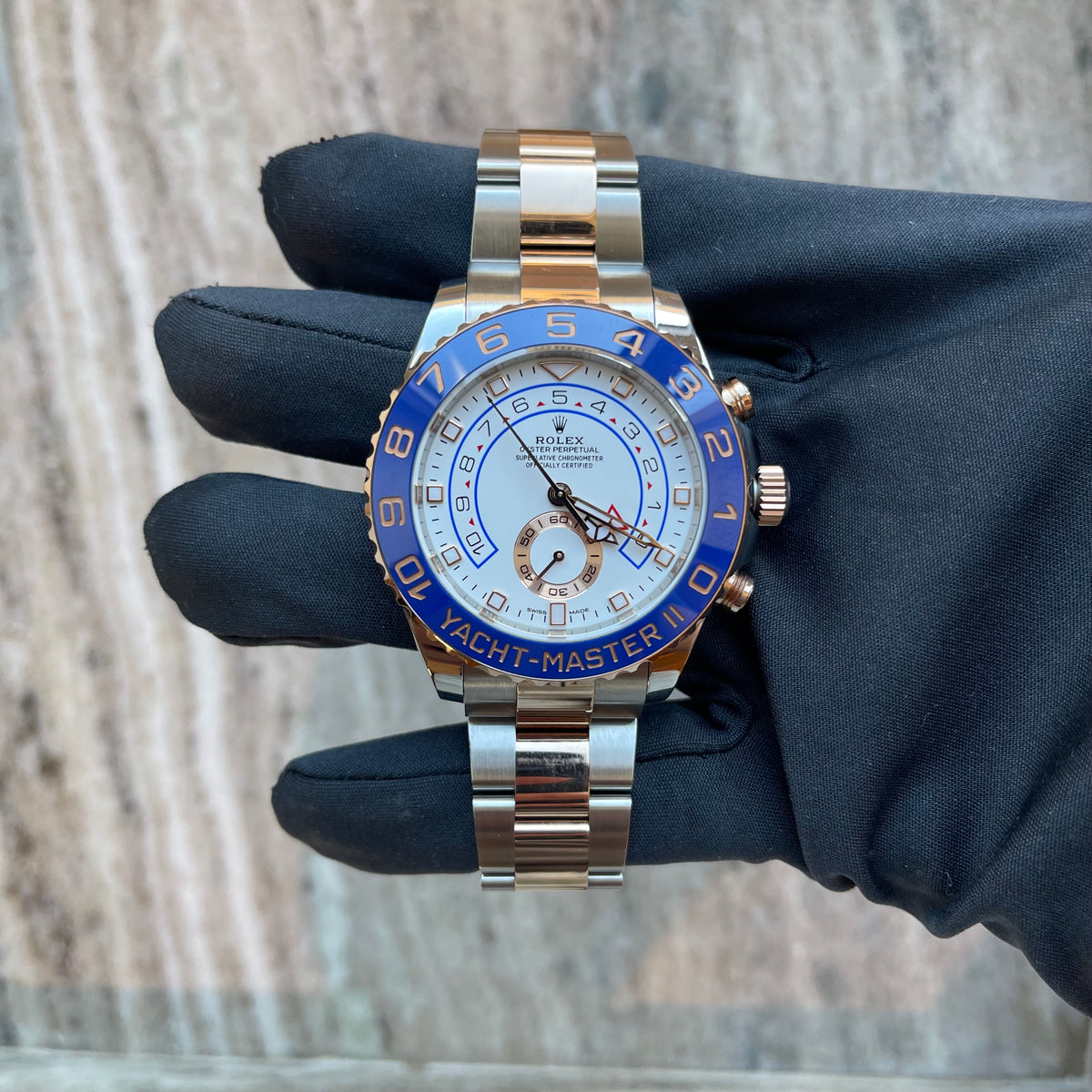 Yacht-Master II 44mm in Edelstahl/Roségold / Full Set (2021) - Juwelier Spliedt
