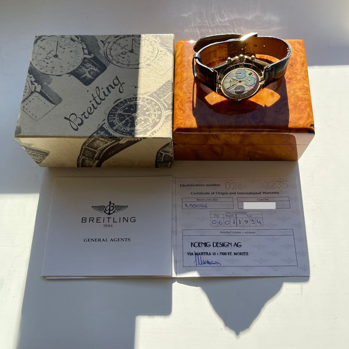 Sextant Chronomat / mother of pearl dial (1994) - Juwelier Spliedt