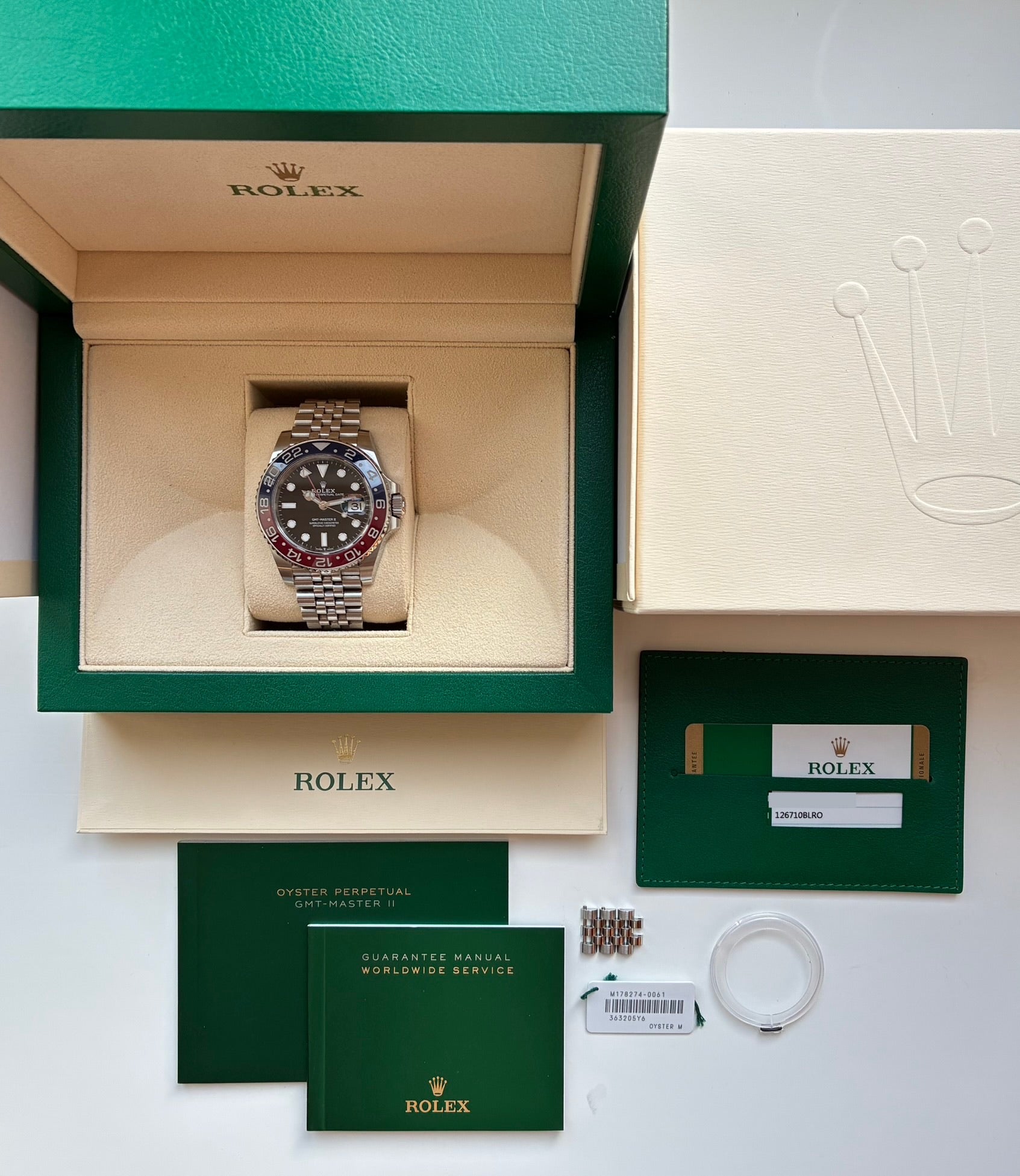 GMT-Master II "Pepsi" Edelstahl Jubilée - sehr gut (2018)