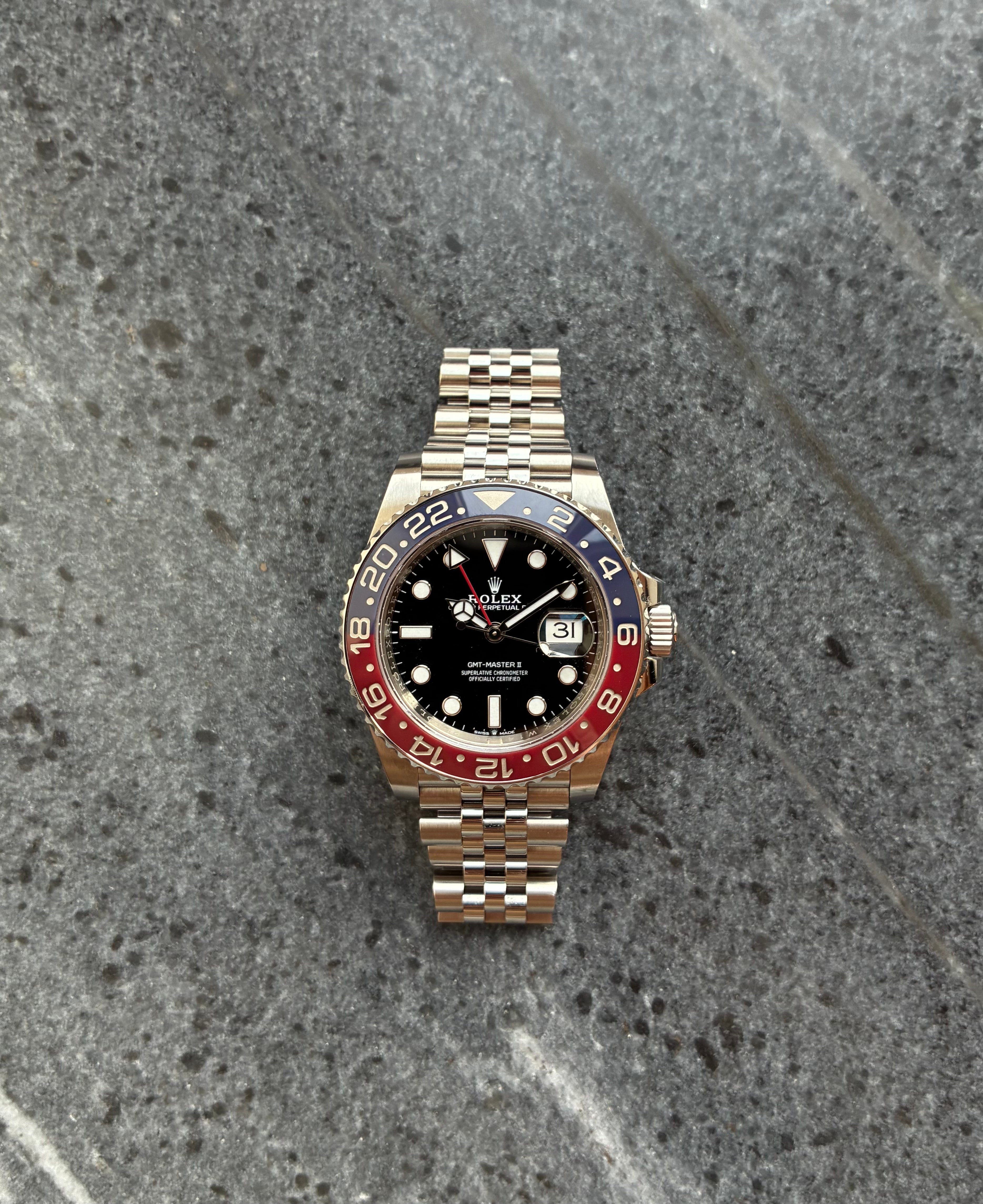 GMT-Master II "Pepsi" Edelstahl Jubilée - sehr gut (2018)