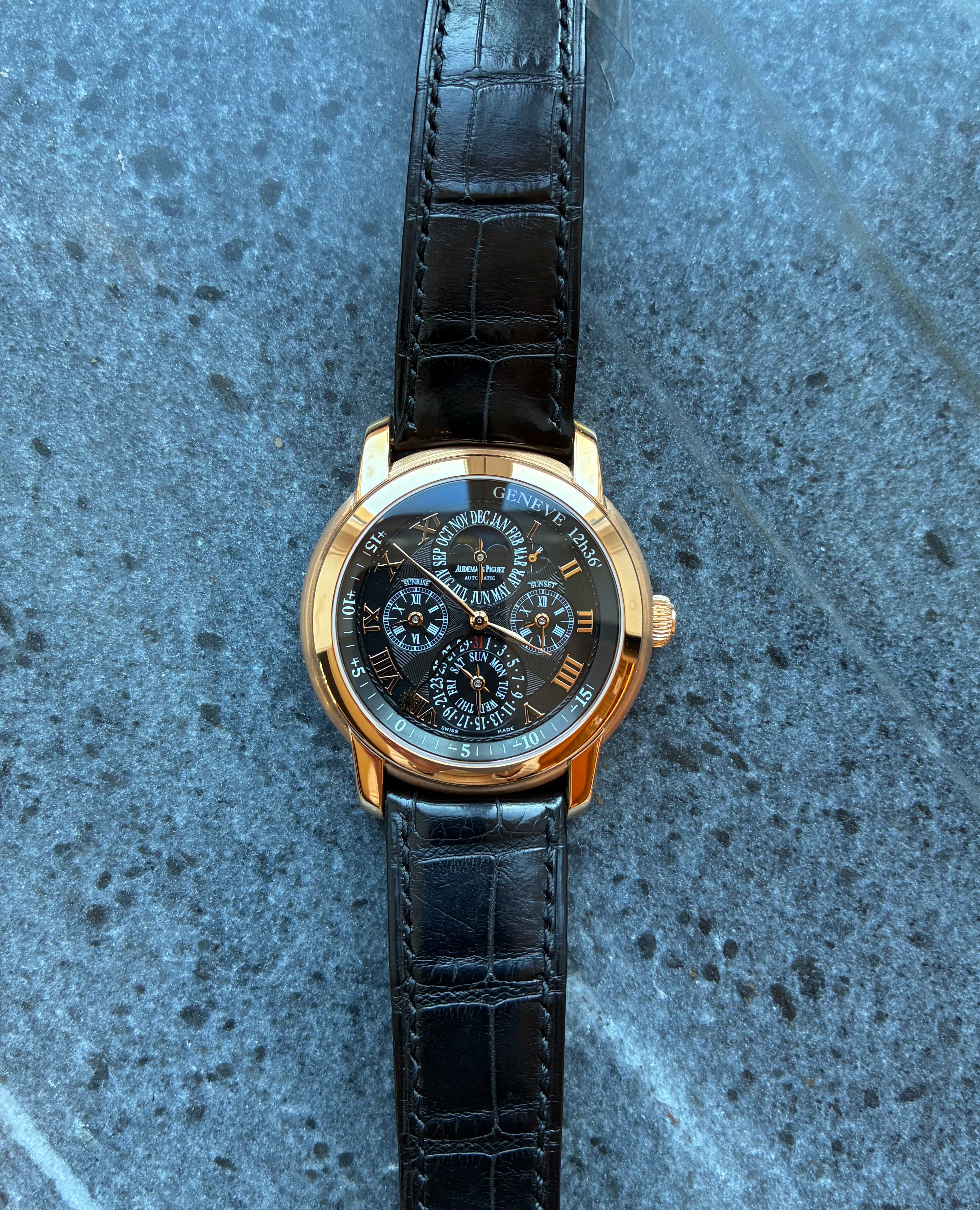 Audemars Piguet Jules Audemars Equation Of Time Ewiger Kalender Full Set / AP Service 2024 / Extract from the Archives (2007)