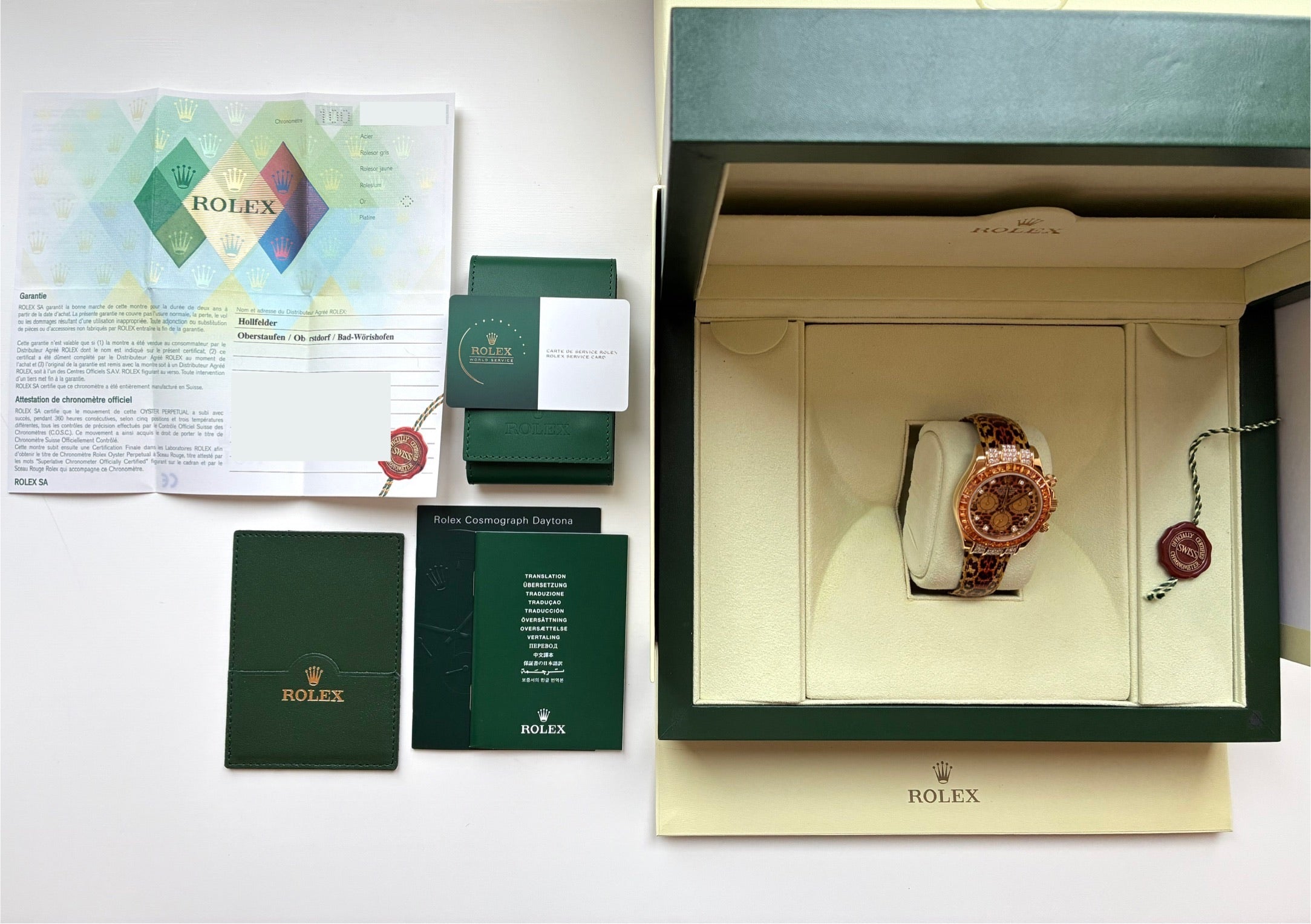 Daytona Leopard - Rolex Service 2024 - sehr guter Zustand (2005)