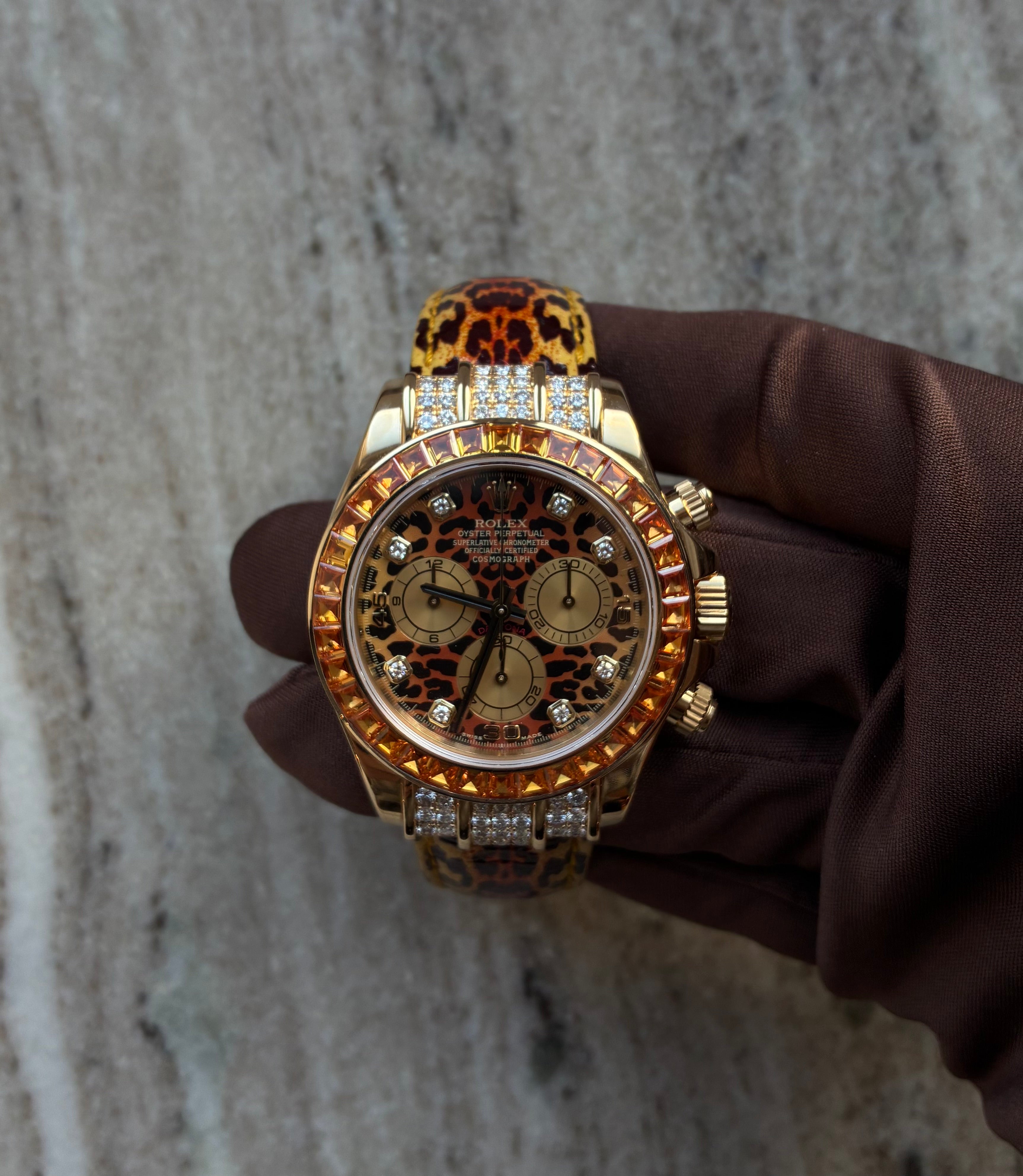 Daytona Leopard - Rolex Service 2024 - sehr guter Zustand (2005)