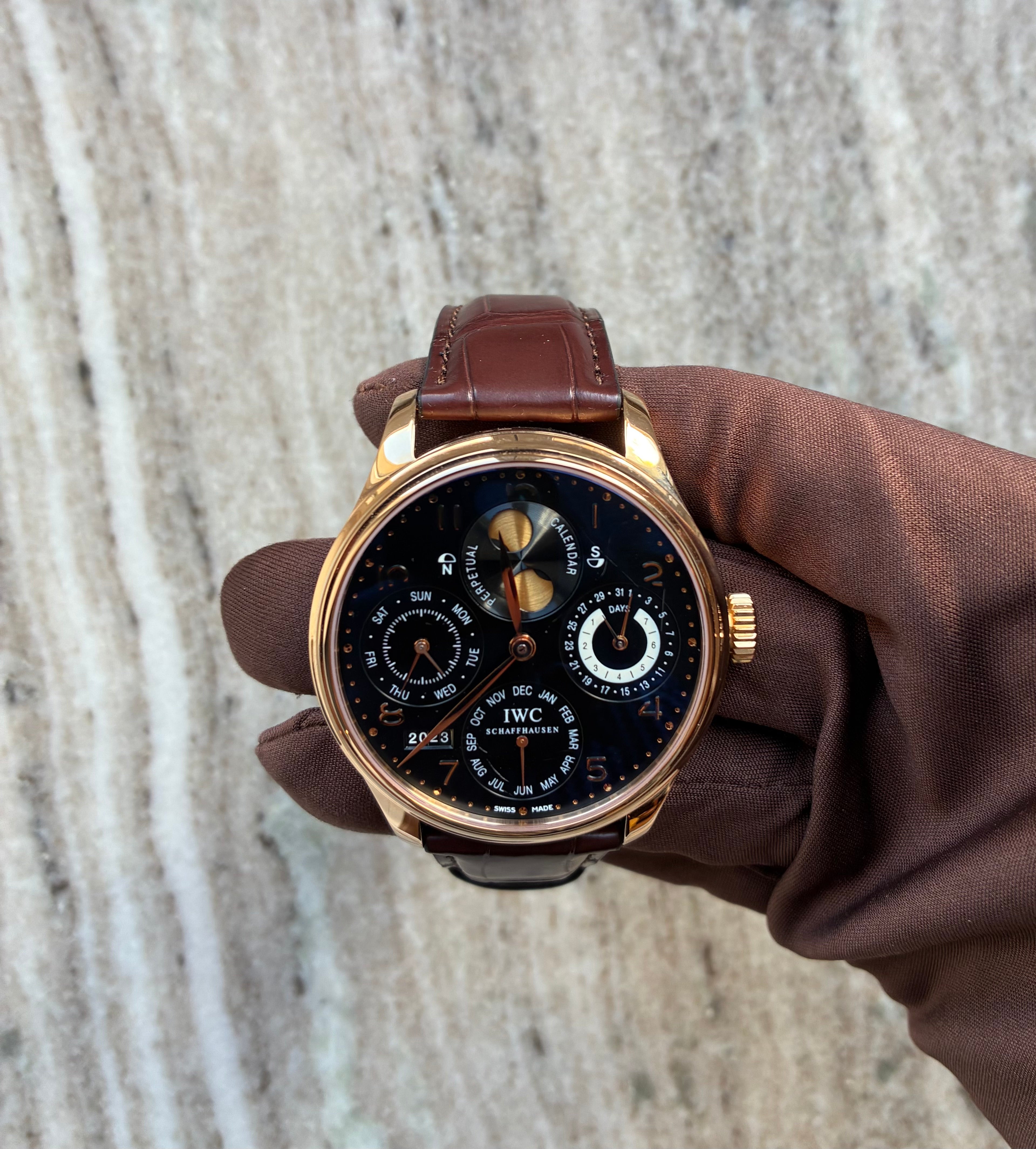 Portugieser Ewiger Kalender Roségold - Service 2023 (2005)