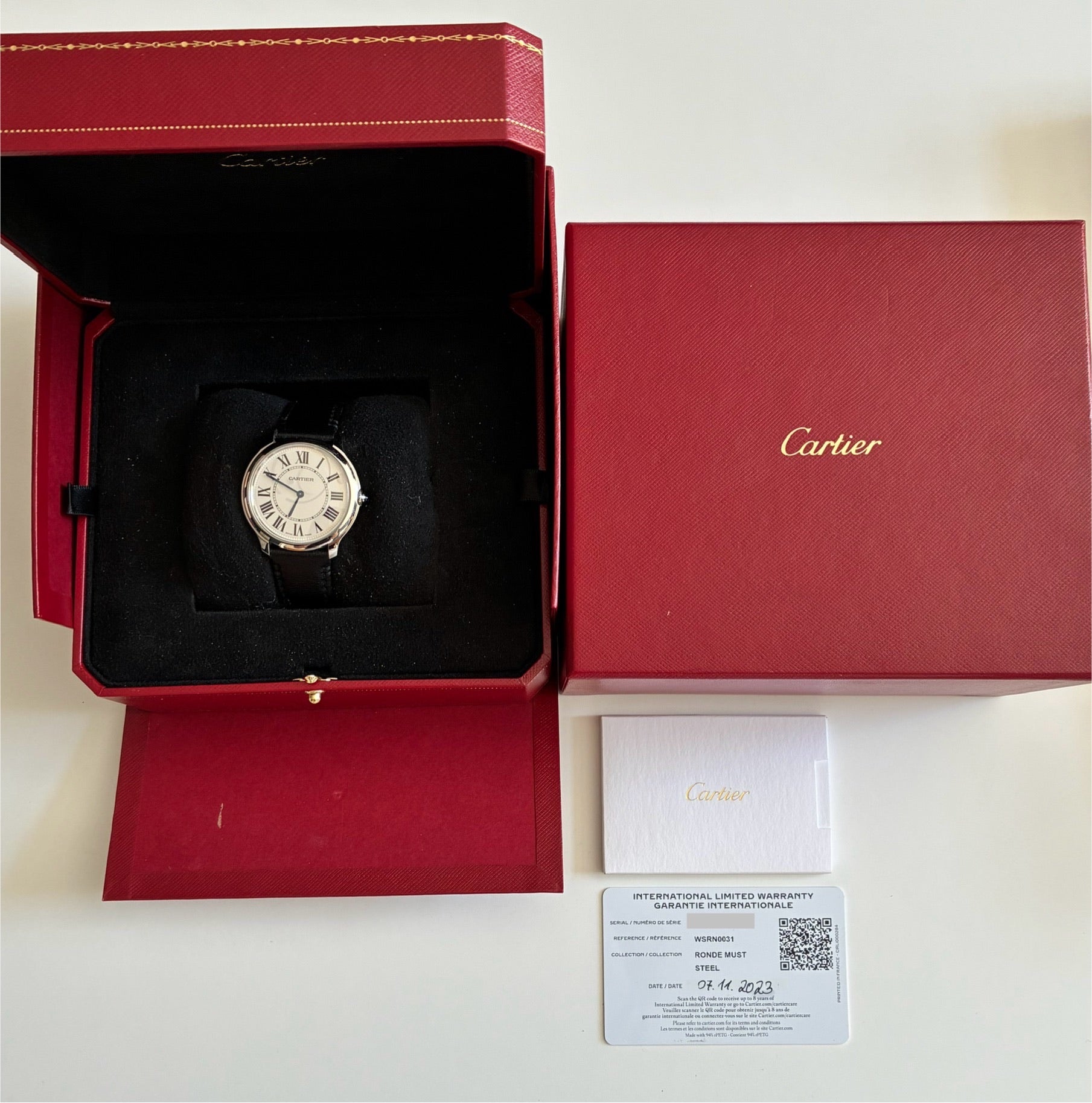 Cartier Tank Française / Set with Gemstones / Full Set / 2021