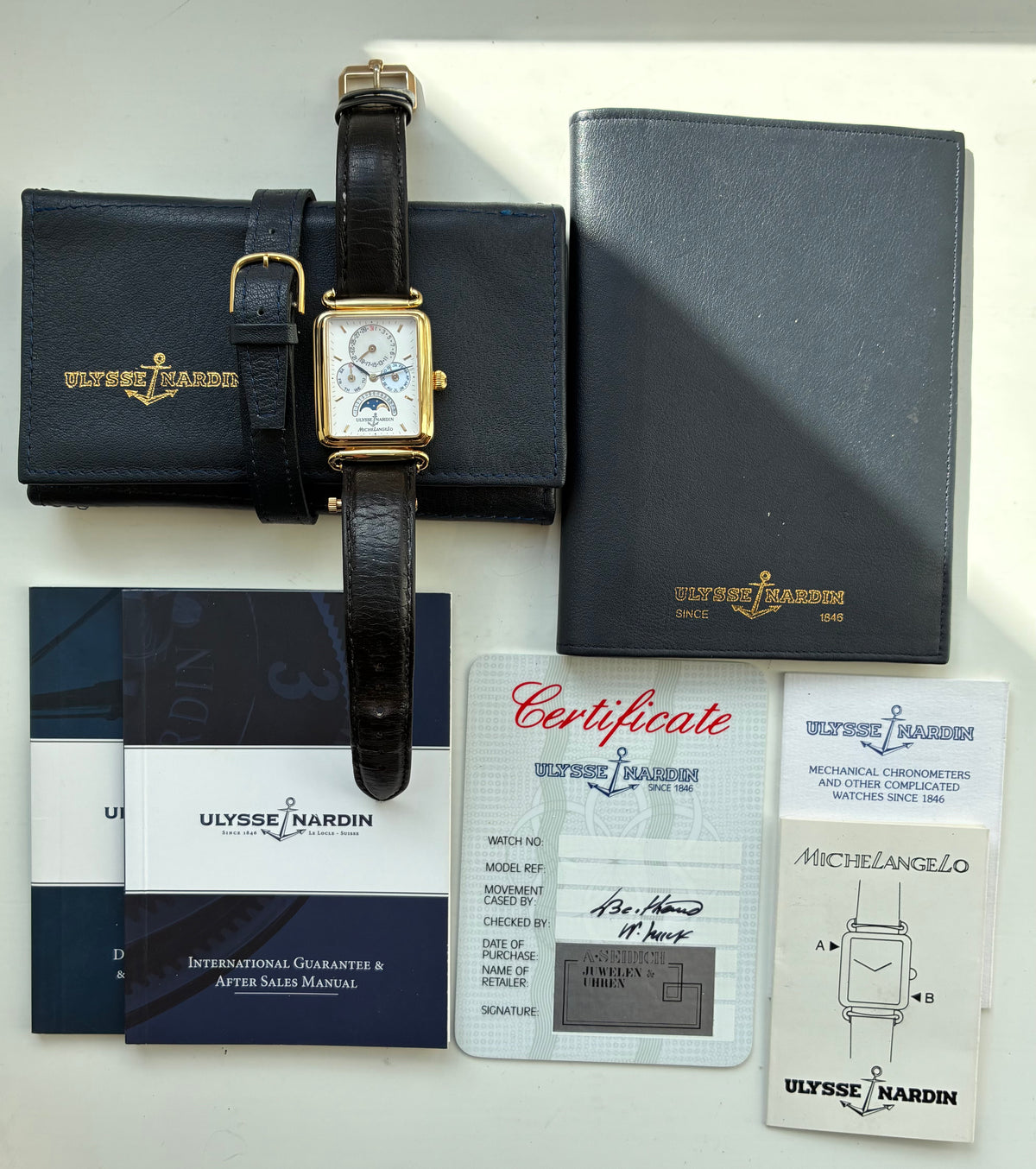Michelangelo / 18K Gelbgold / Service 2026 / Full Set (1990)