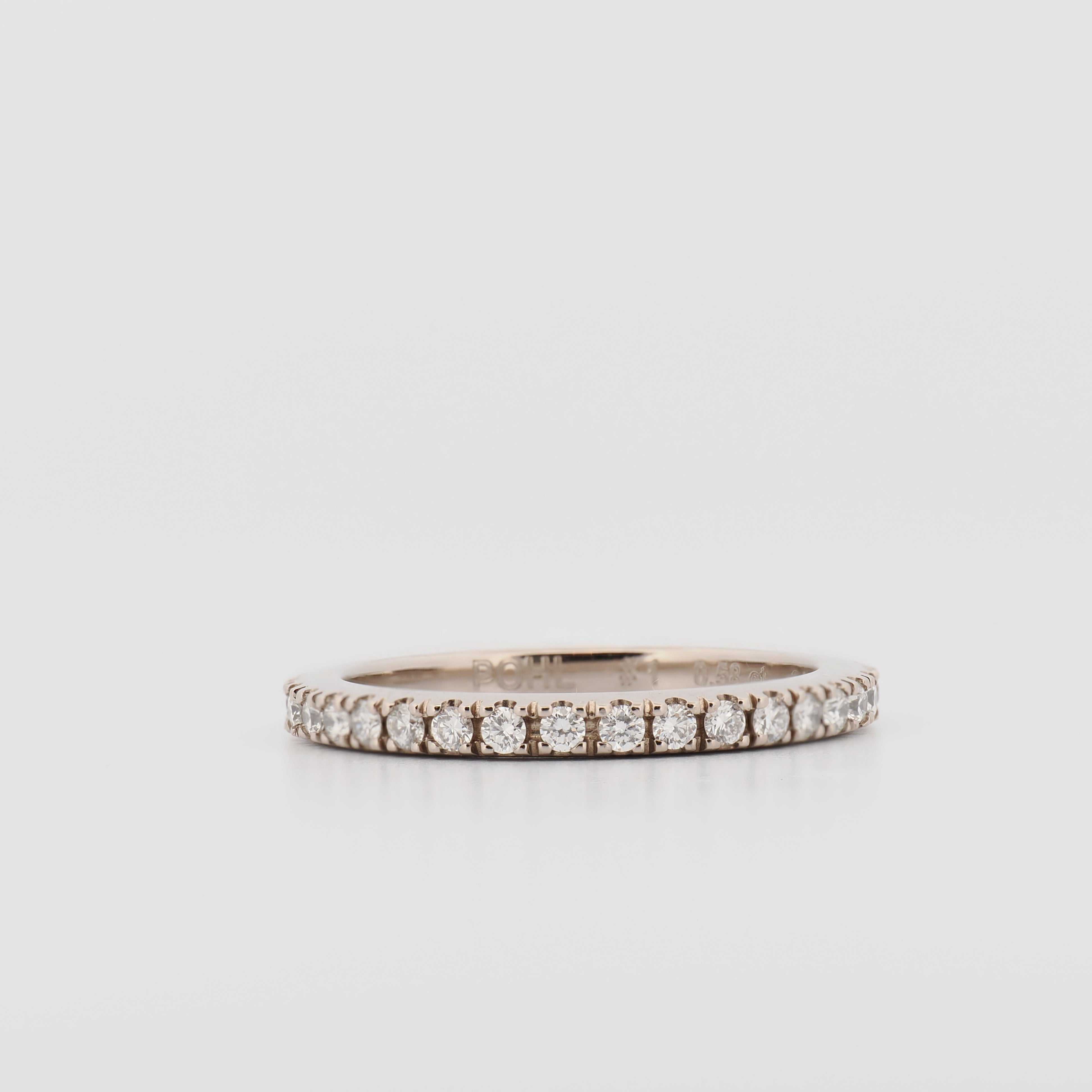 Memoire Ring #1 in Weißgold mit Brillanten