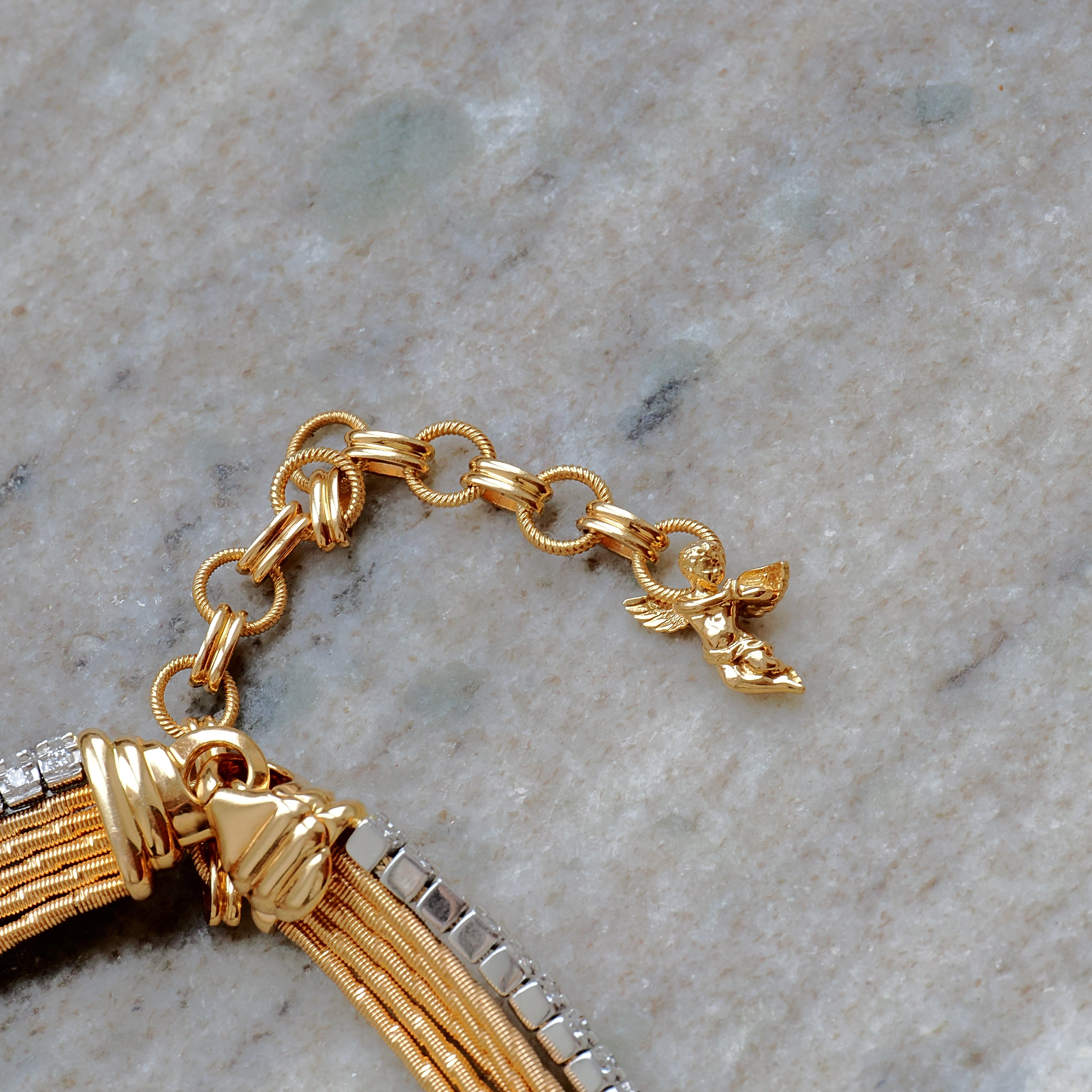 Wellendorff Collier "Wahre Liebe" 18K Gelbgold mit Brillanten