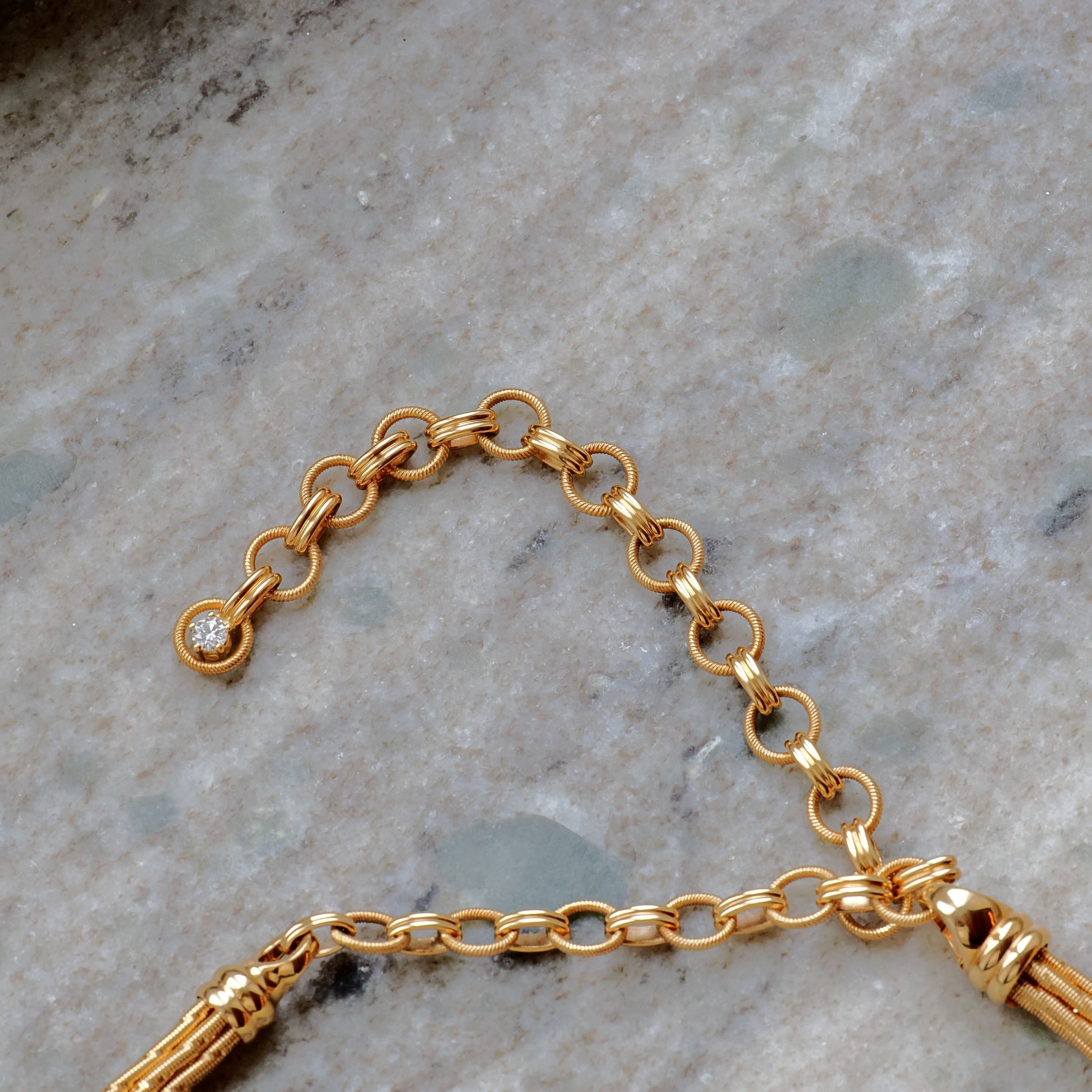 Wellendorff Collier "Sonnenglanz" 18K Gelbgold