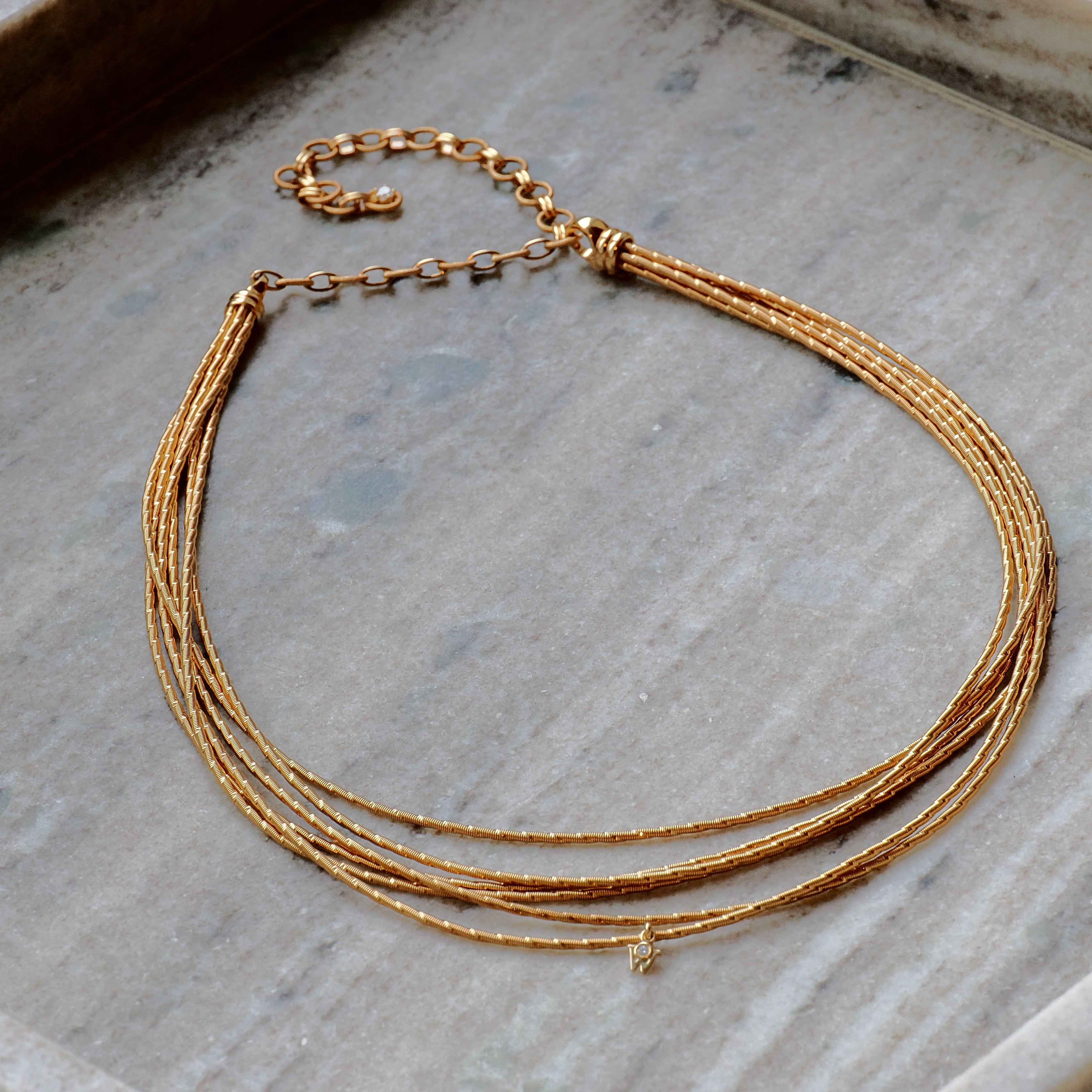 Bracelet Collection „True Values“ in 18k Yellow Gold with Diamonds