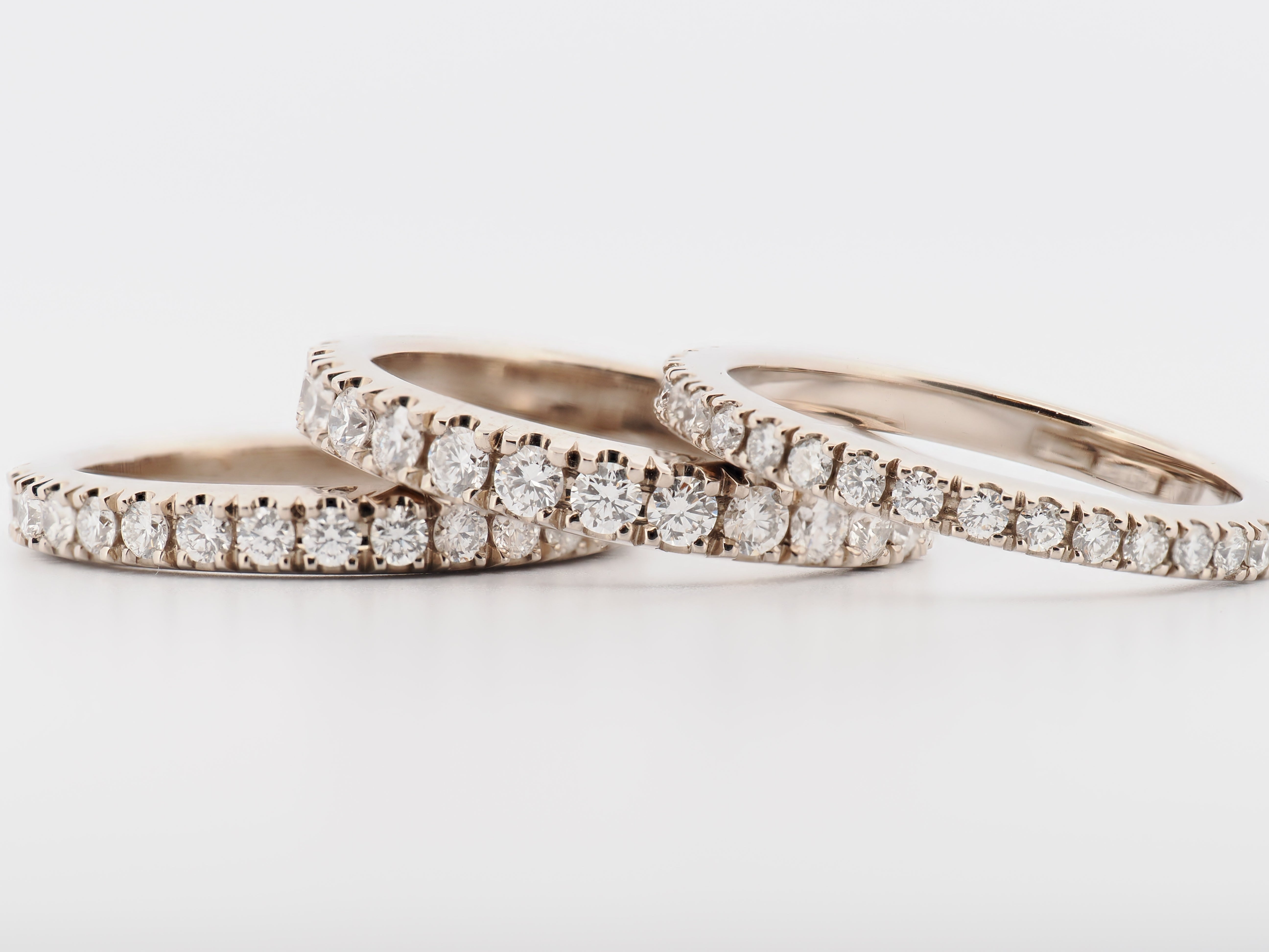 Memoire Ring #3 in Weißgold mit Brillanten