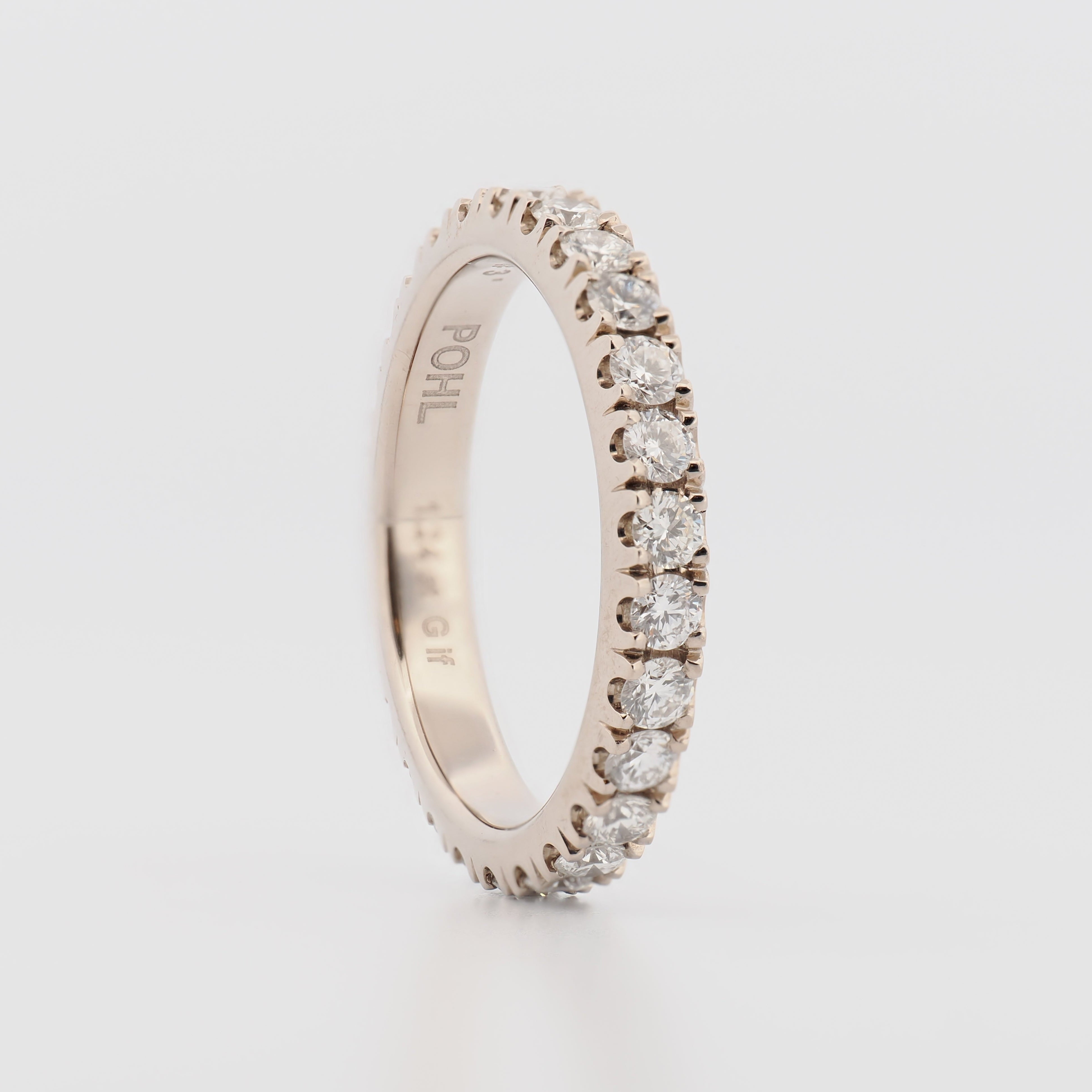 Memoire Ring #3 in Weißgold mit Brillanten
