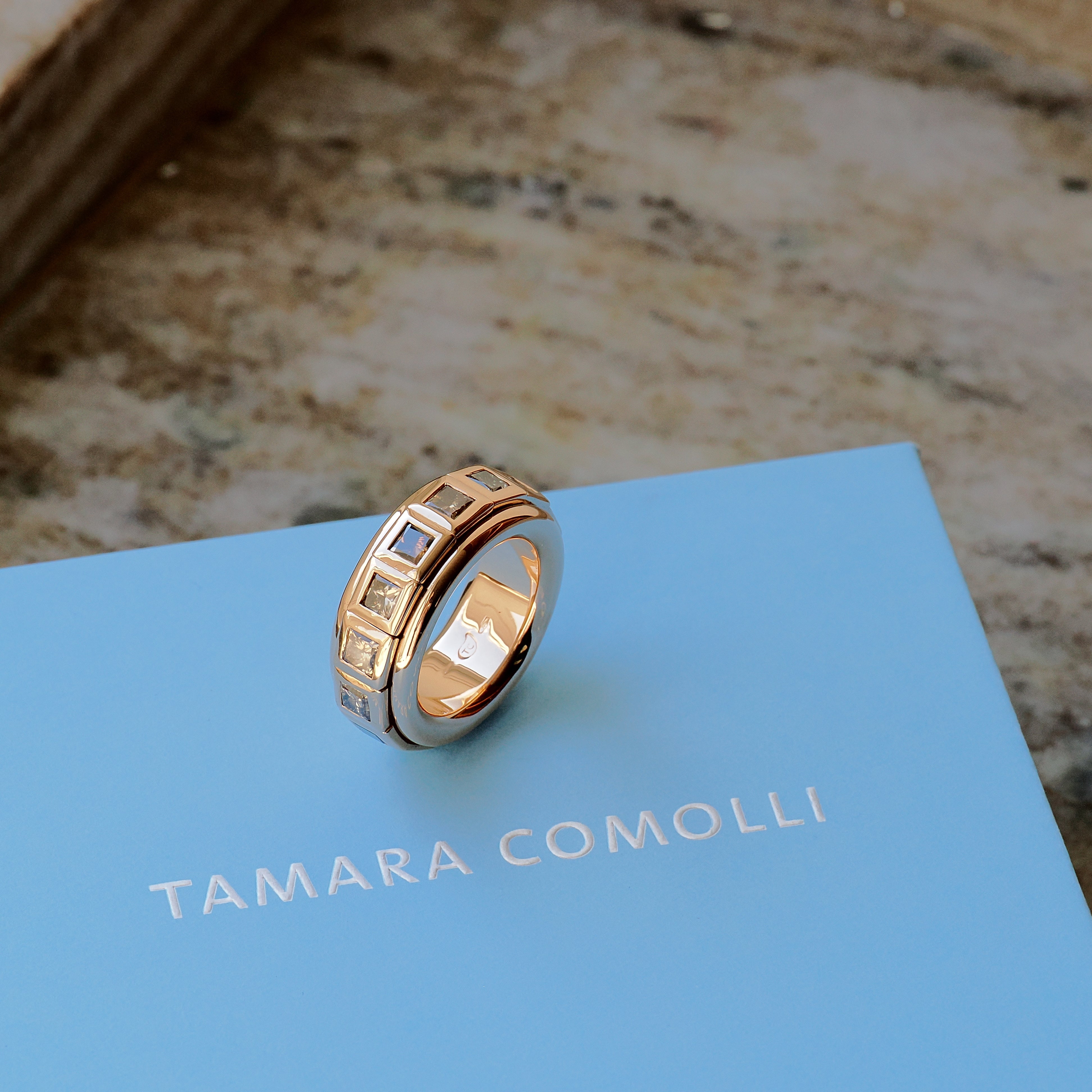 Tamara Comolli Curriculum Vitae CV44 Cappuchino / Roségold mit braunen Brillanten