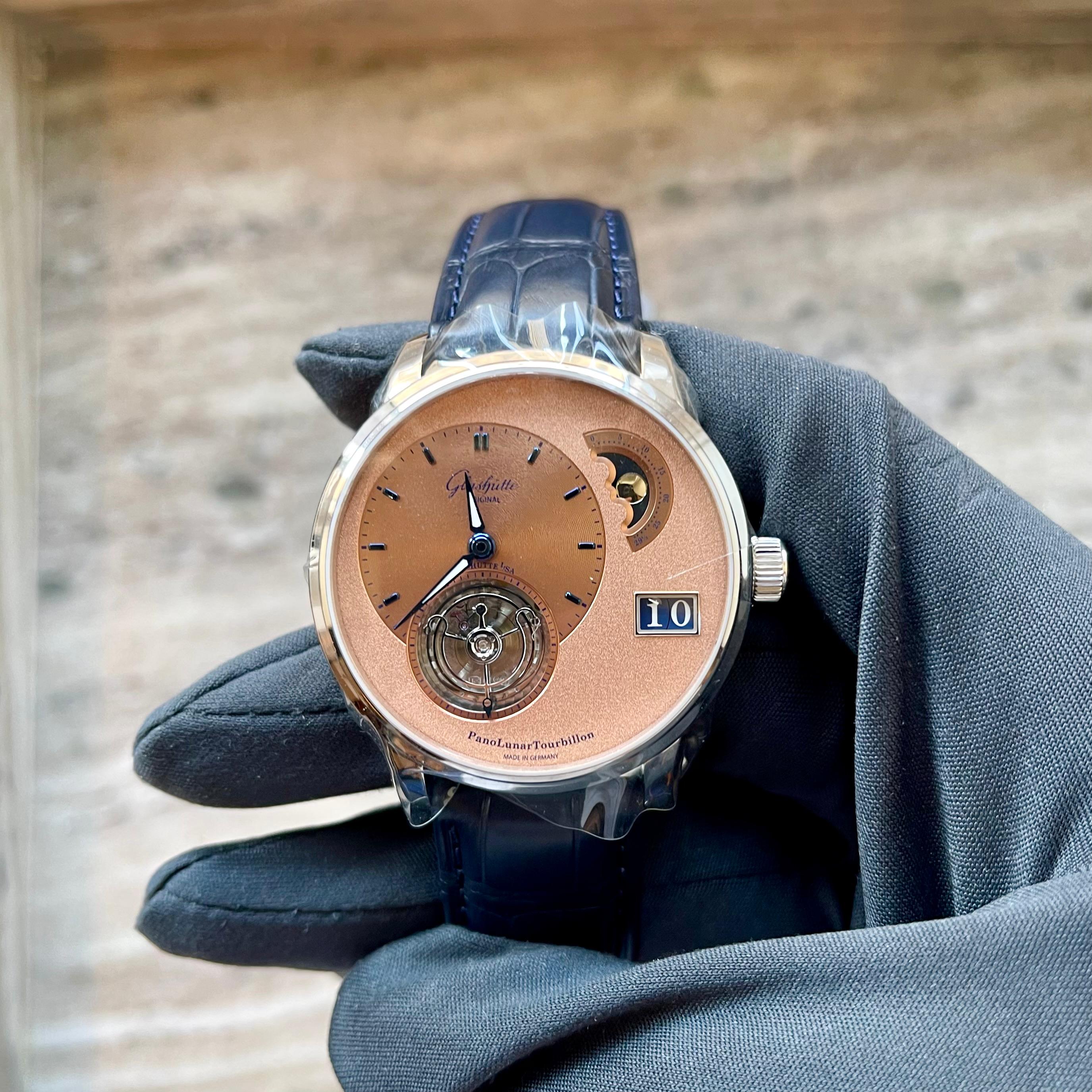 PanoMatic Tourbillon Platin / Limited Edition / Alligatorband / neu (2025)