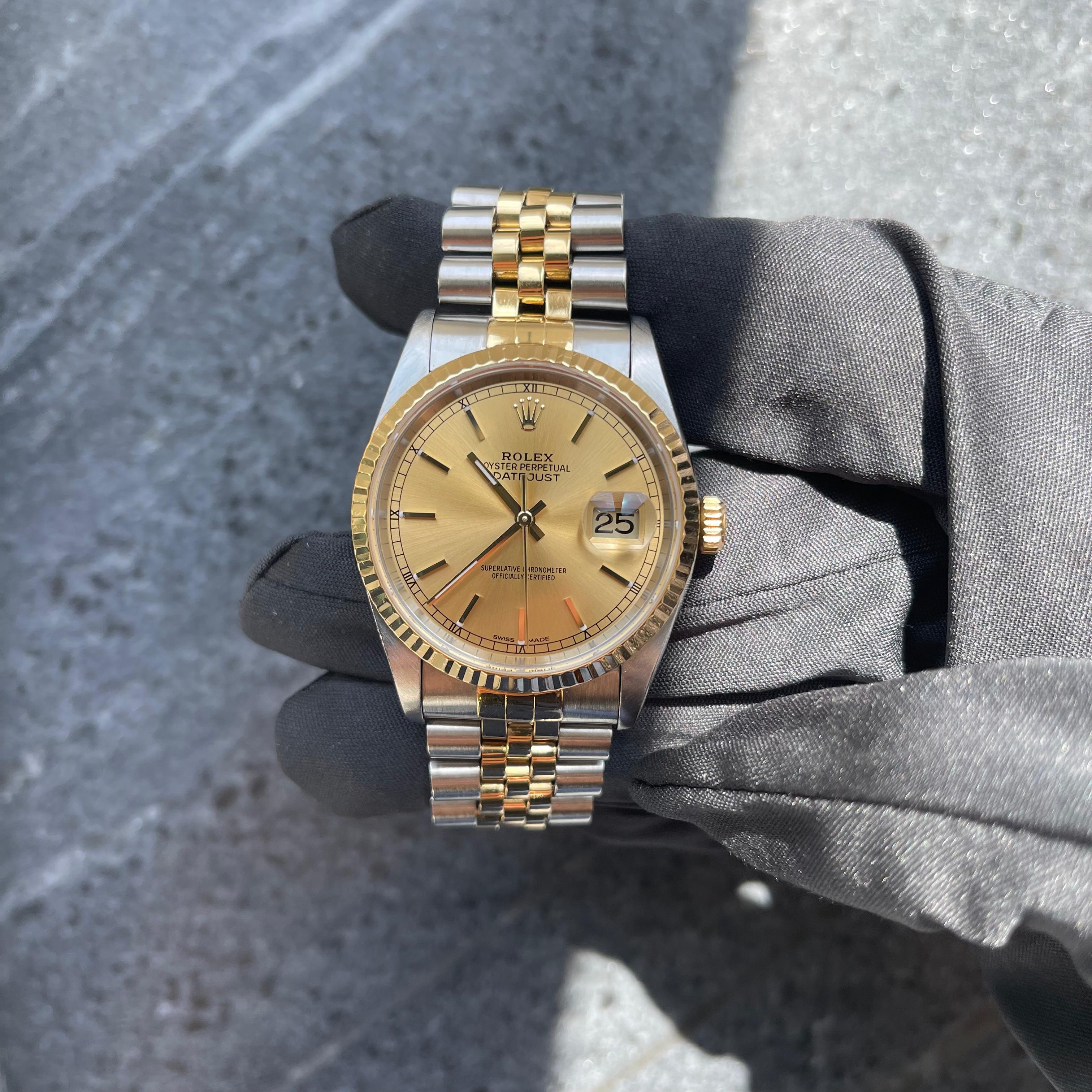 Datejust 36 Bicolor / Rolex Service 2022 (1999)