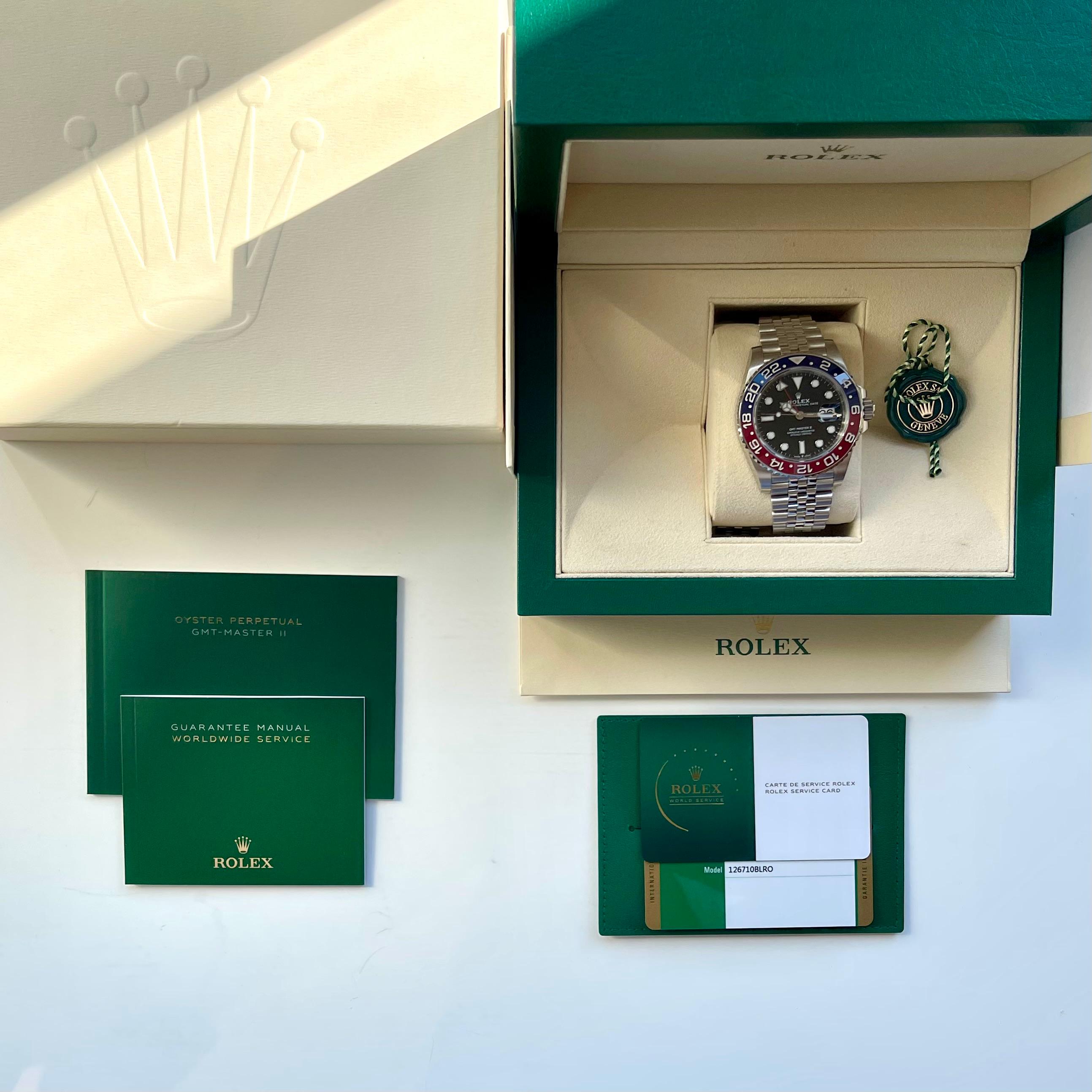 GMT-Master II / Pepsi / Jubilee / Box & Papers / 2020