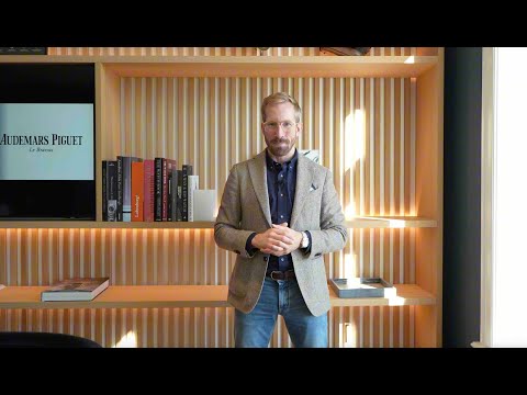 Video zeigt die Audemars Piguet Royal Oak Chronograph 26331ST.OO.1220ST.03 'Panda' mit weißem Zifferblatt, schwarzen Subdials und Edelstahlgehäuse.