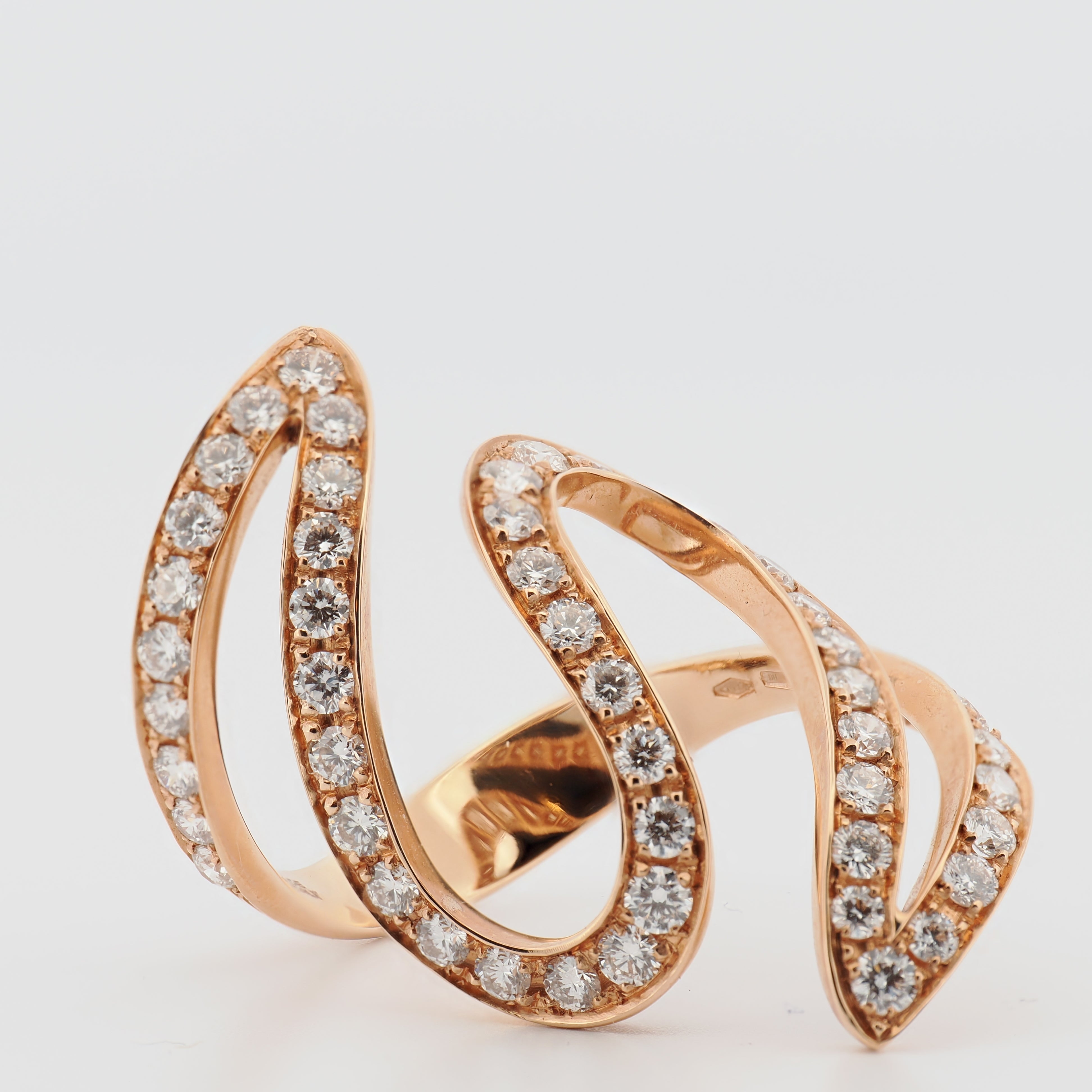 Dada Arrigoni Ring Roségold mit Brilanten