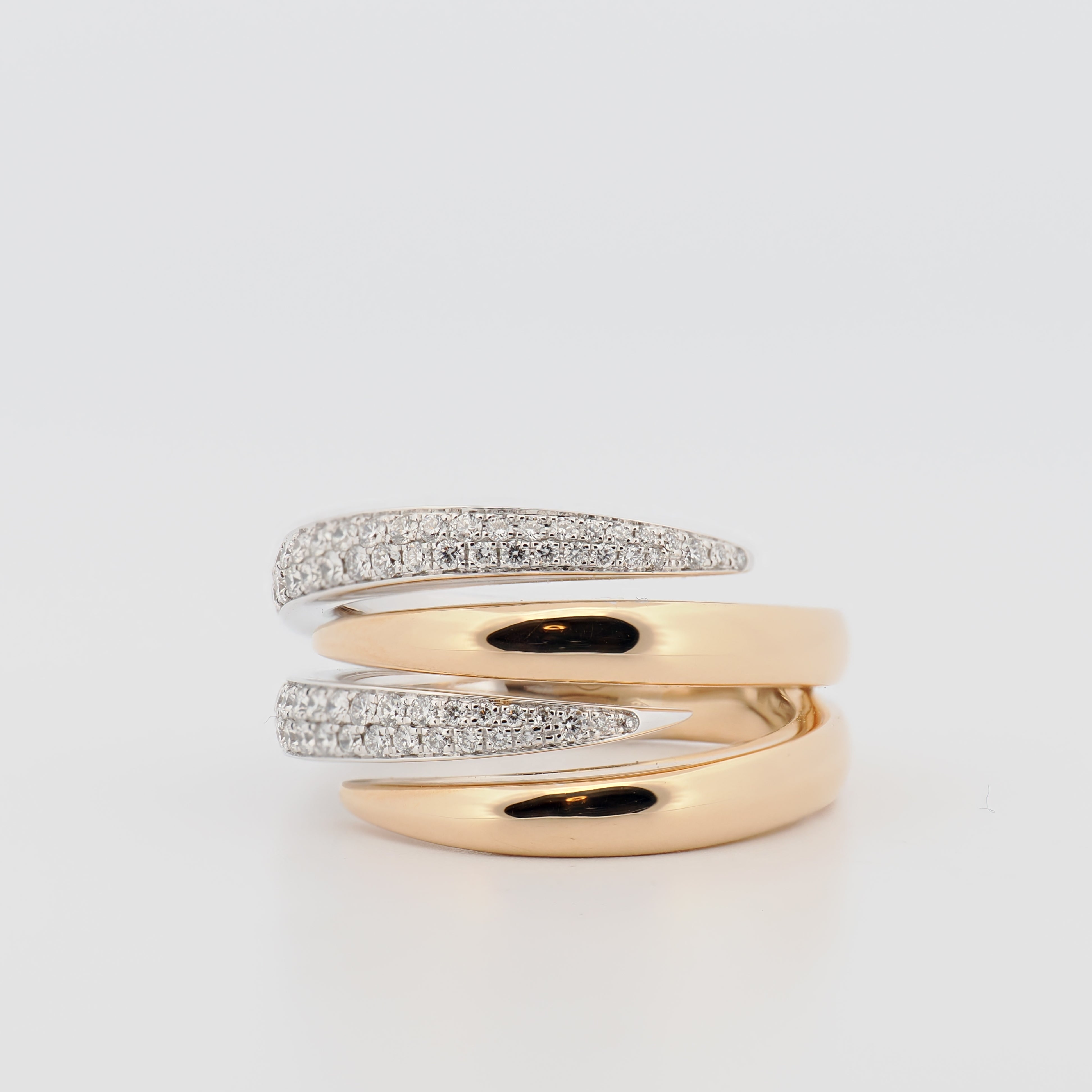 Giorgio Visconti Ring Roségold mit Brillanten