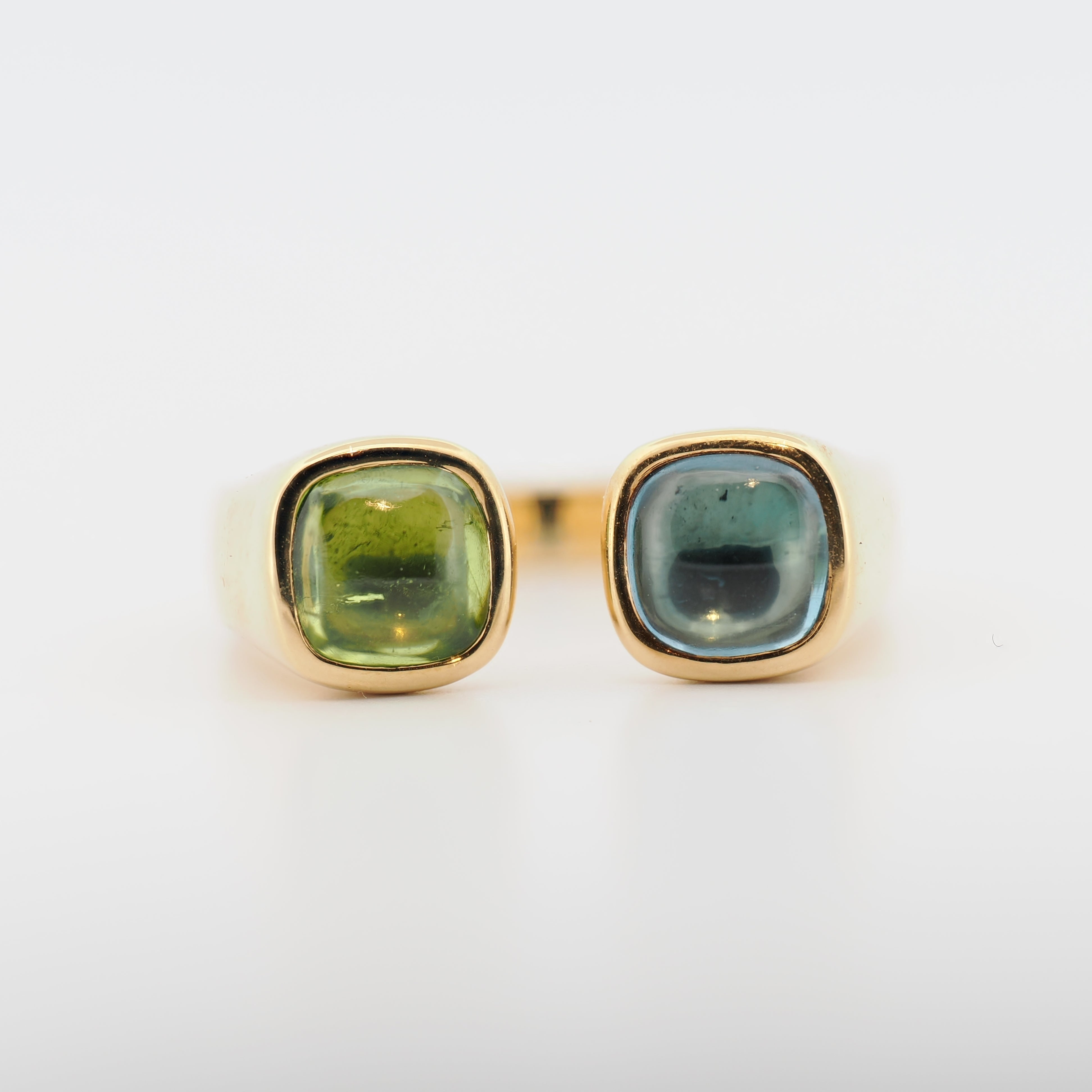 Desiree Sielaff Ring "Isabelle Hope" mit Topas und Peridot aus Gelbgold